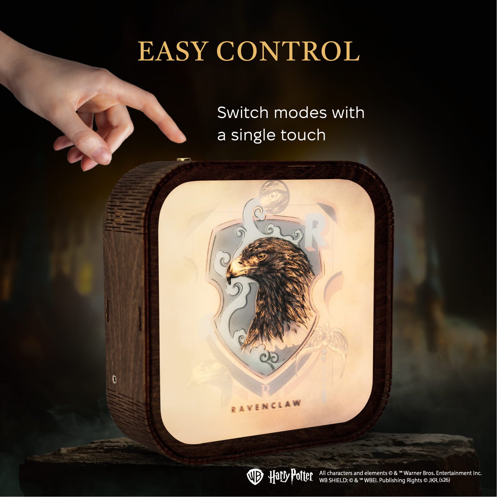 Wooden Acrylic Harry Potter Night Light - Eagle of Ravenclaw by Enjoy The Wood 