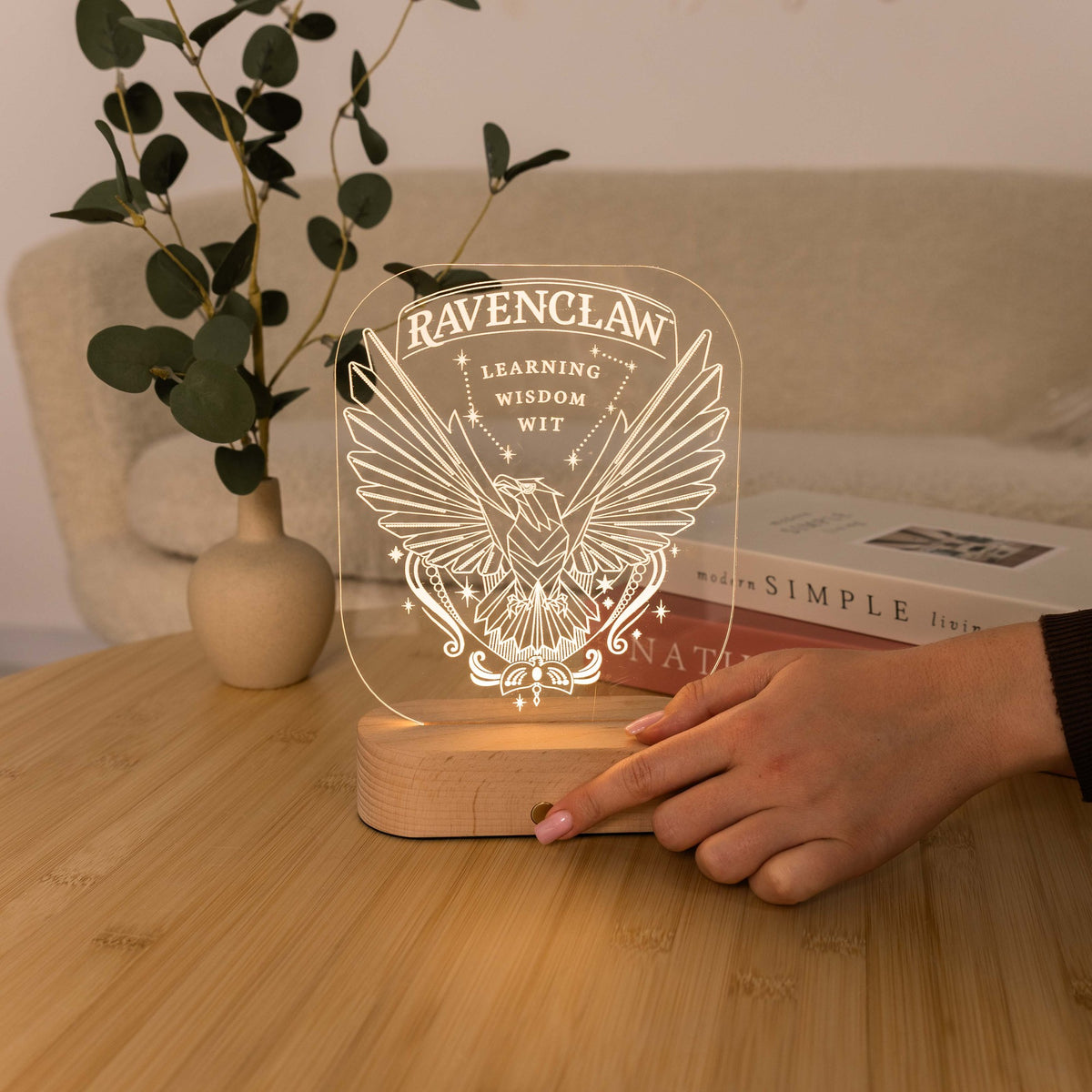 Acrylic Harry Potter Night Light - Eagle of Ravenclaw by Enjoy The Wood 