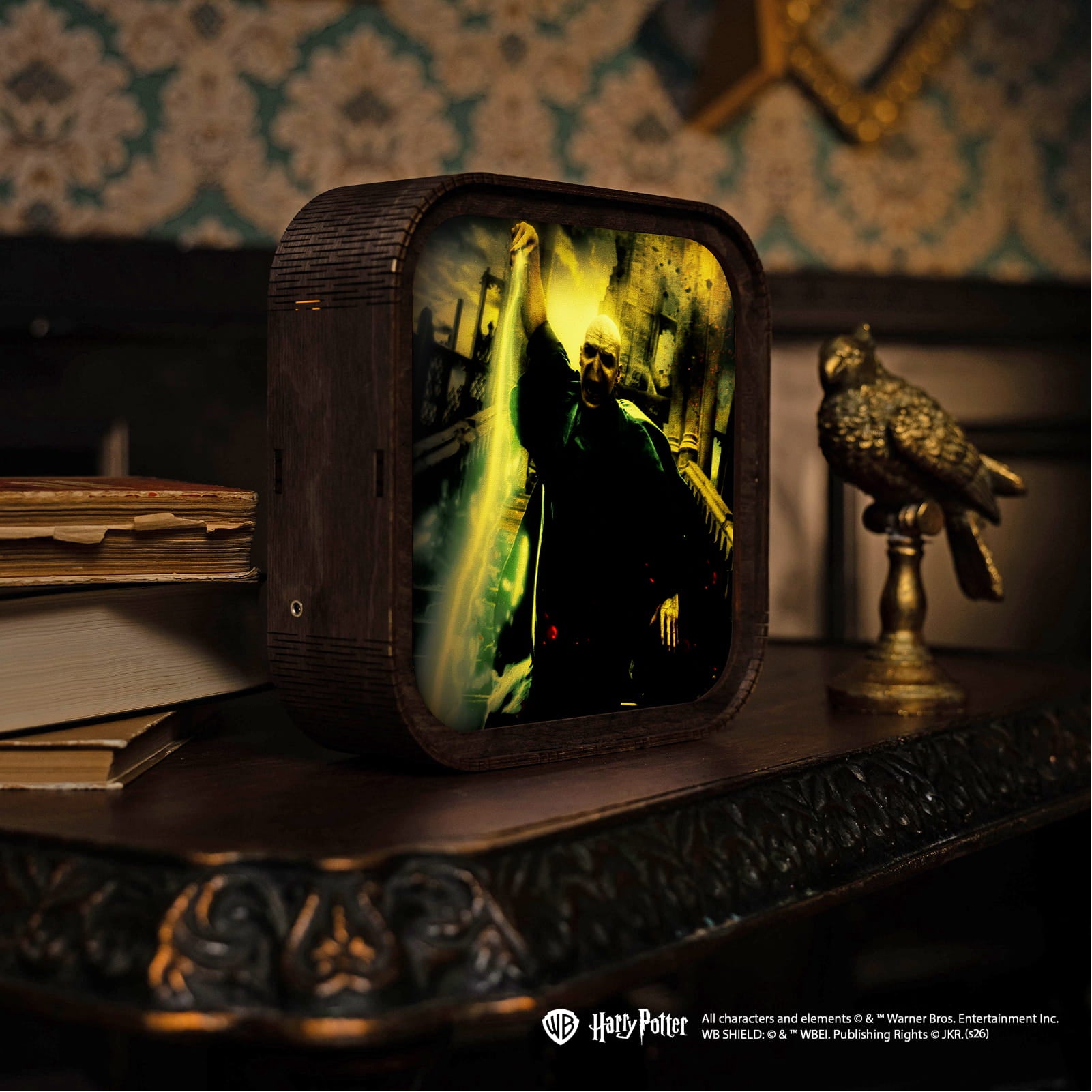 Wooden Acrylic Harry Potter Night Light - Forbidden Spell