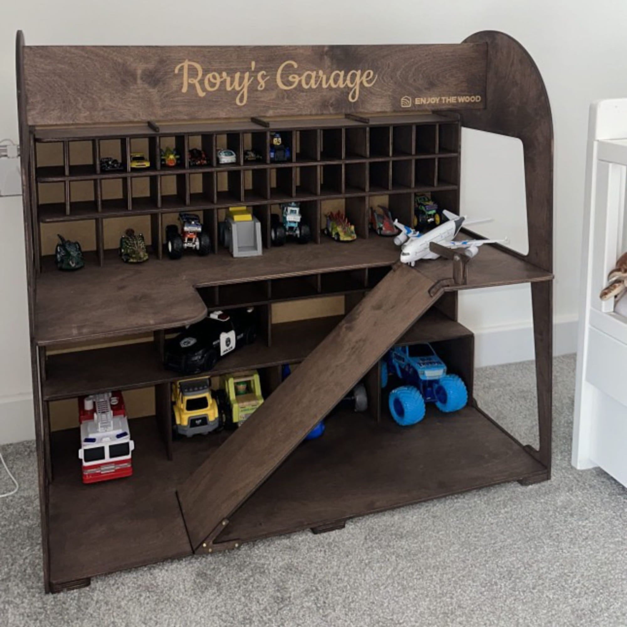 Toy Car Garage Storage by Enjoy The Wood 