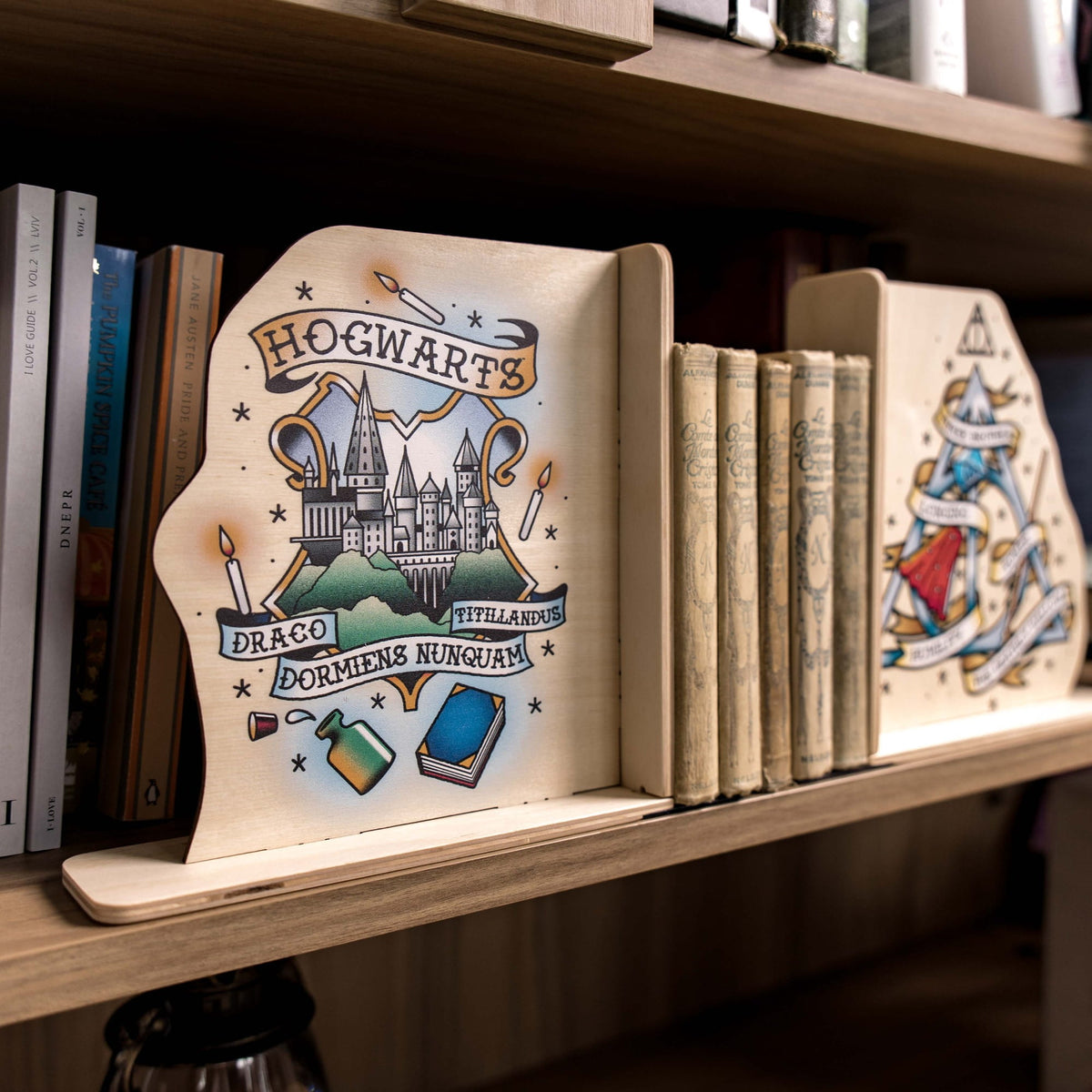 Harry Potter Hogwarts Bookends for Fans