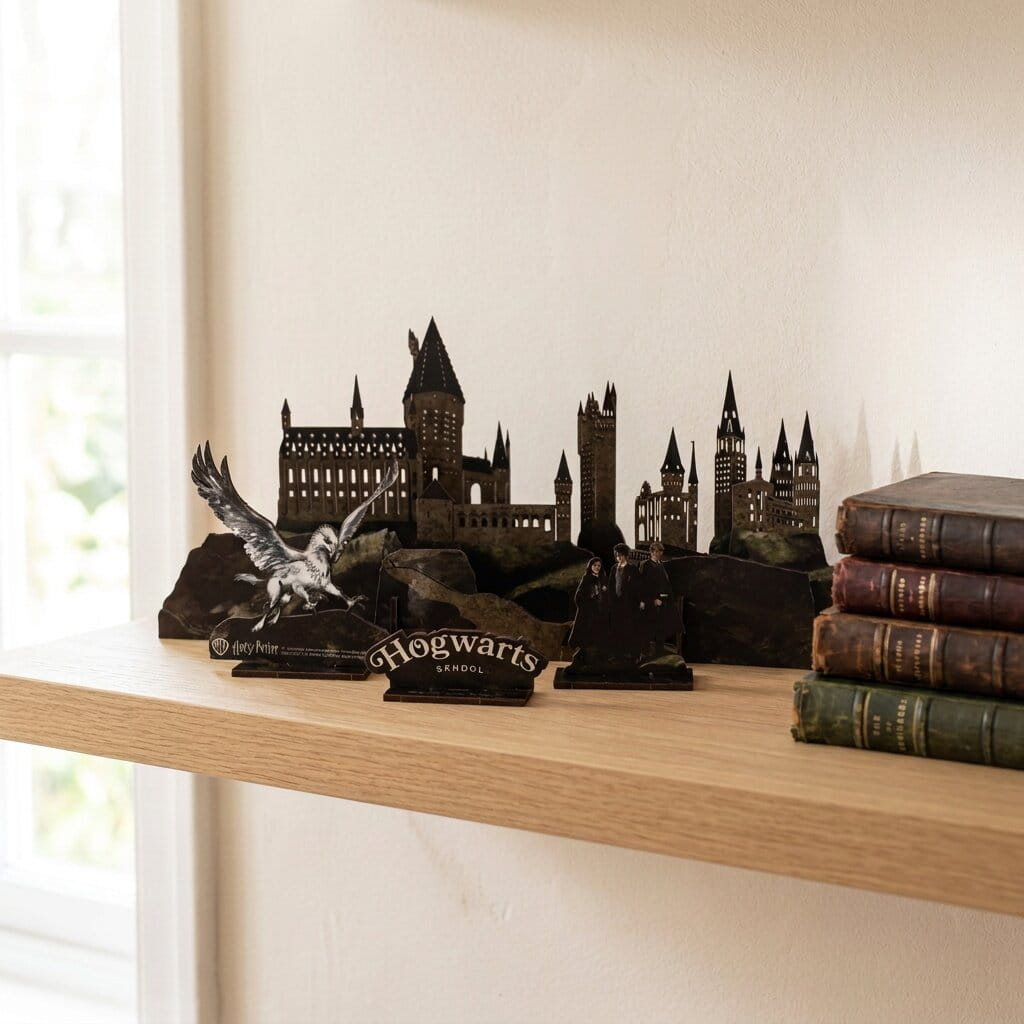 Harry Potter Diy Kit - Memory City Hogwarts by Enjoy The Wood 