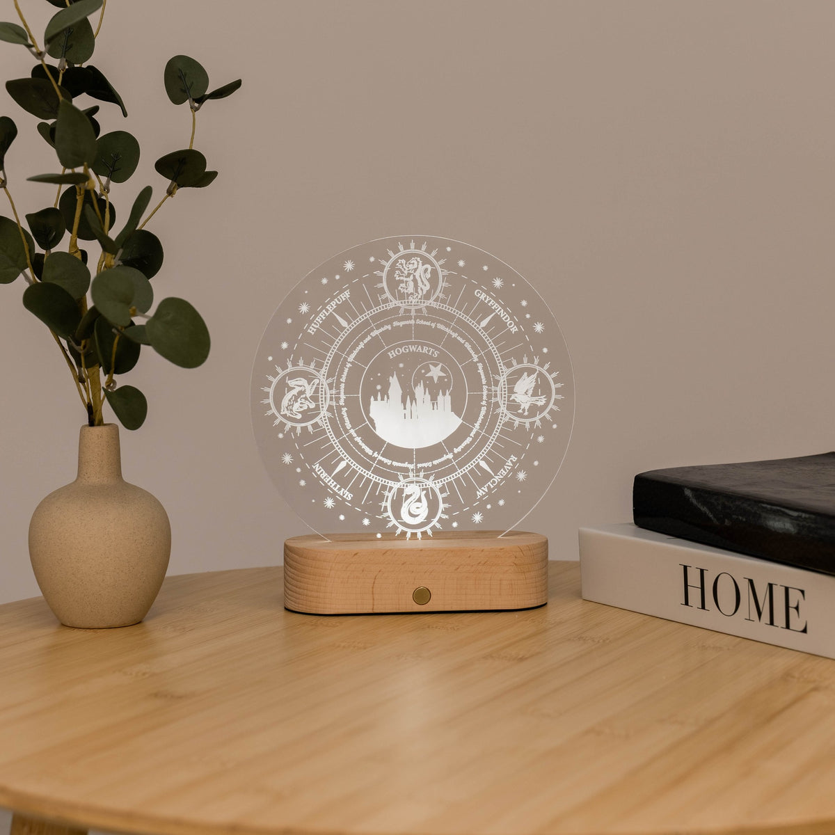 Acrylic Harry Potter Night Light - Hogwarts Castle by Enjoy The Wood 