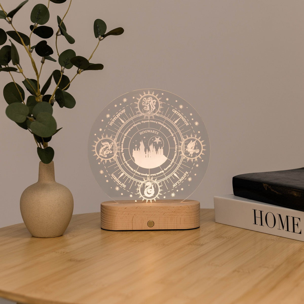 Acrylic Harry Potter Night Light - Hogwarts Castle by Enjoy The Wood 
