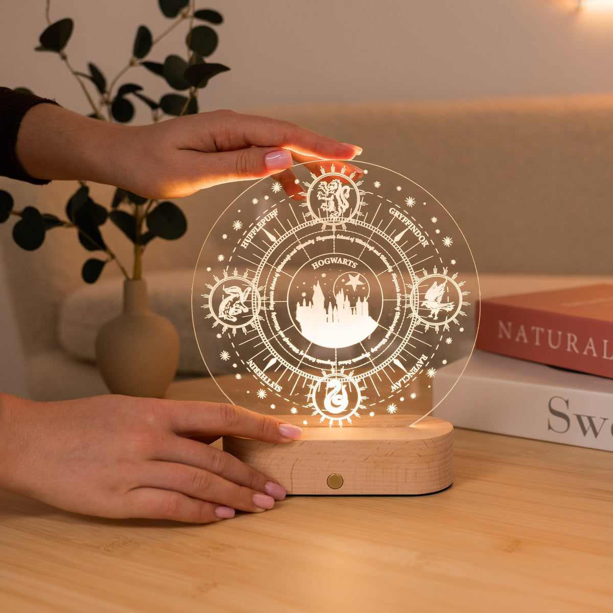 Acrylic Harry Potter Night Light - Hogwarts Castle by Enjoy The Wood 