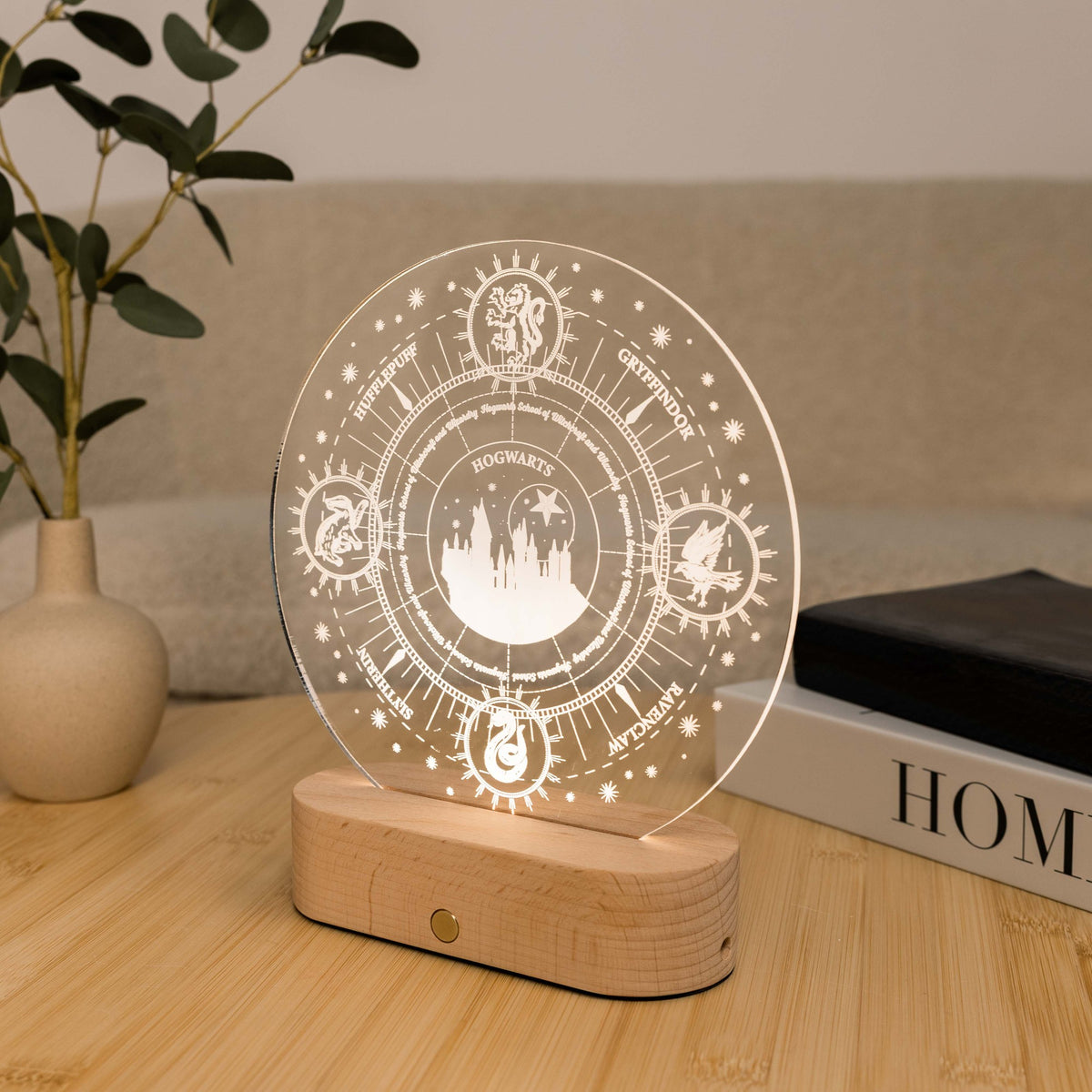 Acrylic Harry Potter Night Light - Hogwarts Castle by Enjoy The Wood 