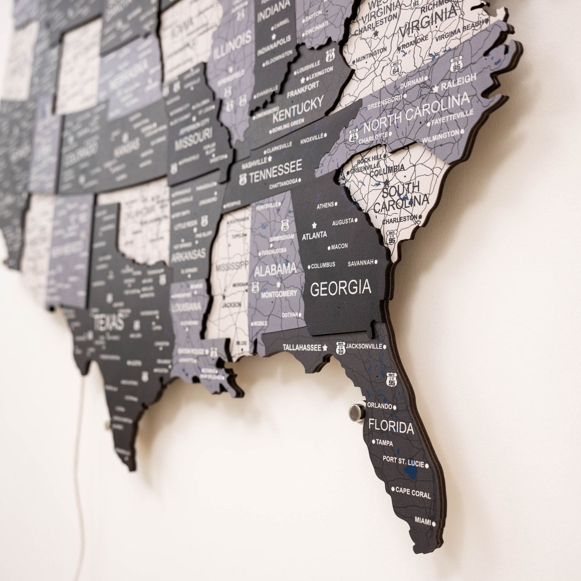 LED Map of USA