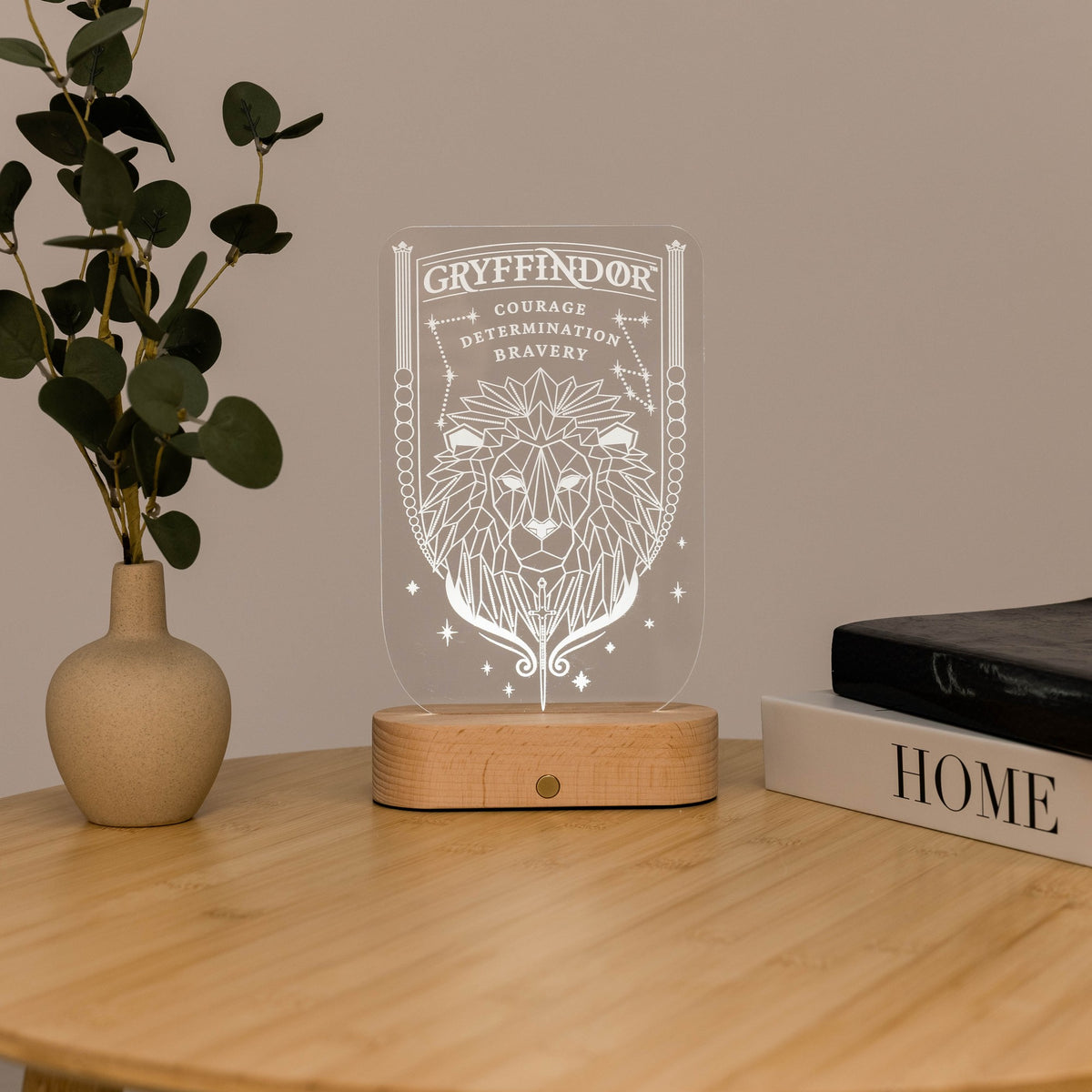 Acrylic Harry Potter Night Light - Lion of Gryffindor by Enjoy The Wood 