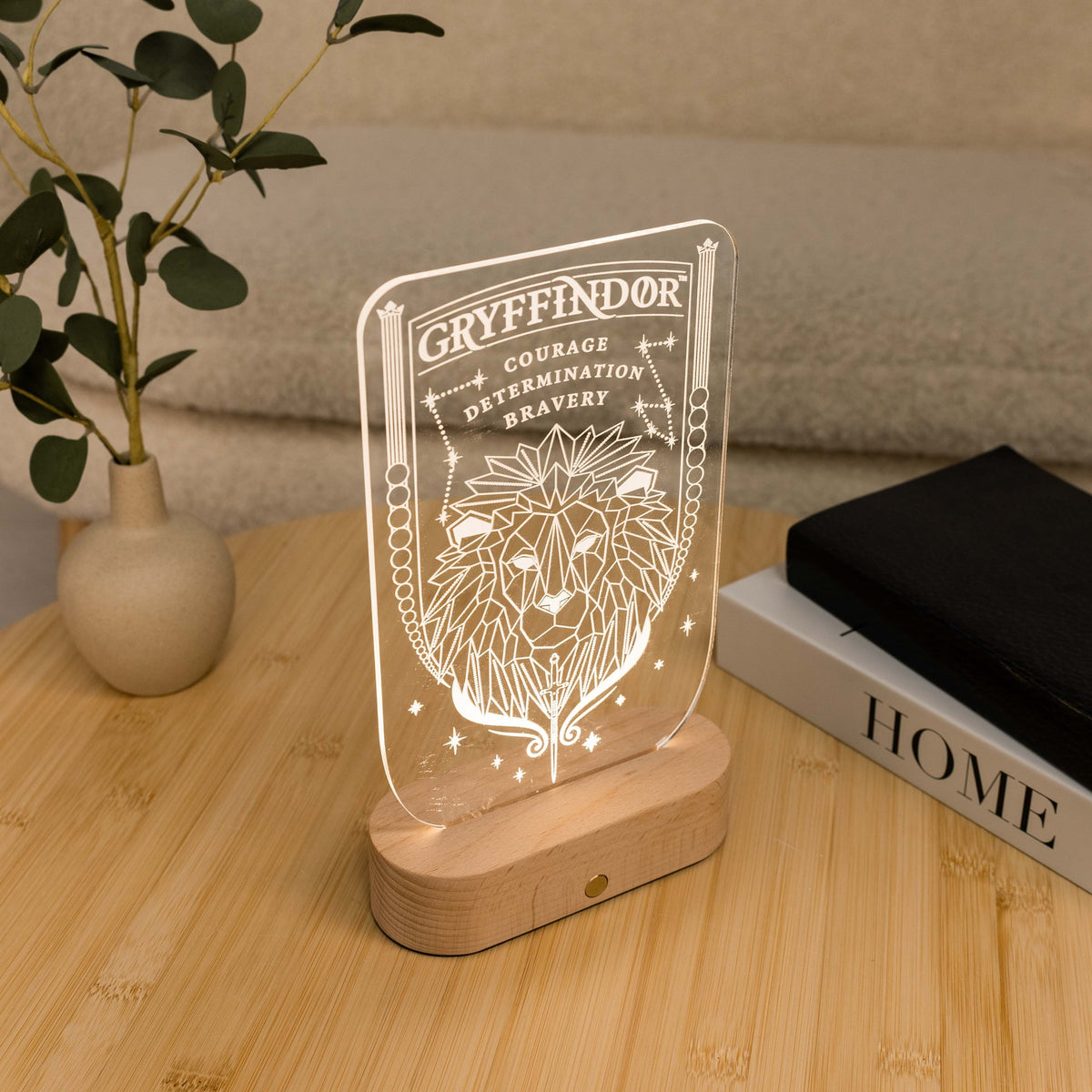 Acrylic Harry Potter Night Light - Lion of Gryffindor by Enjoy The Wood 
