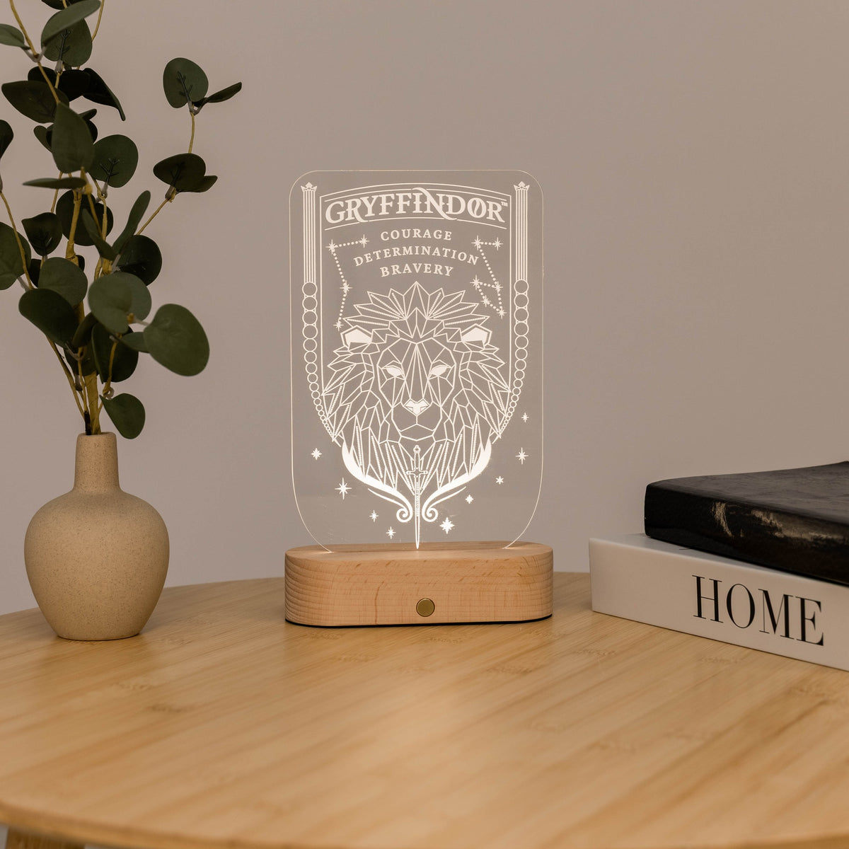 Acrylic Harry Potter Night Light - Lion of Gryffindor by Enjoy The Wood 