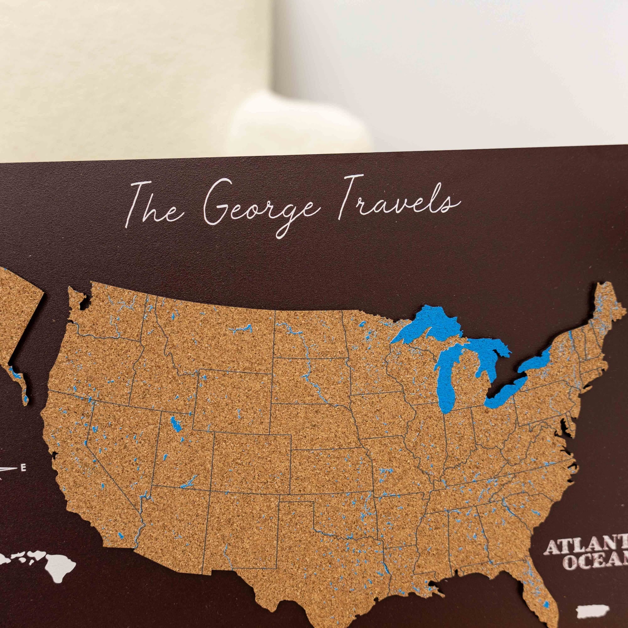 cork usa map close up lakes