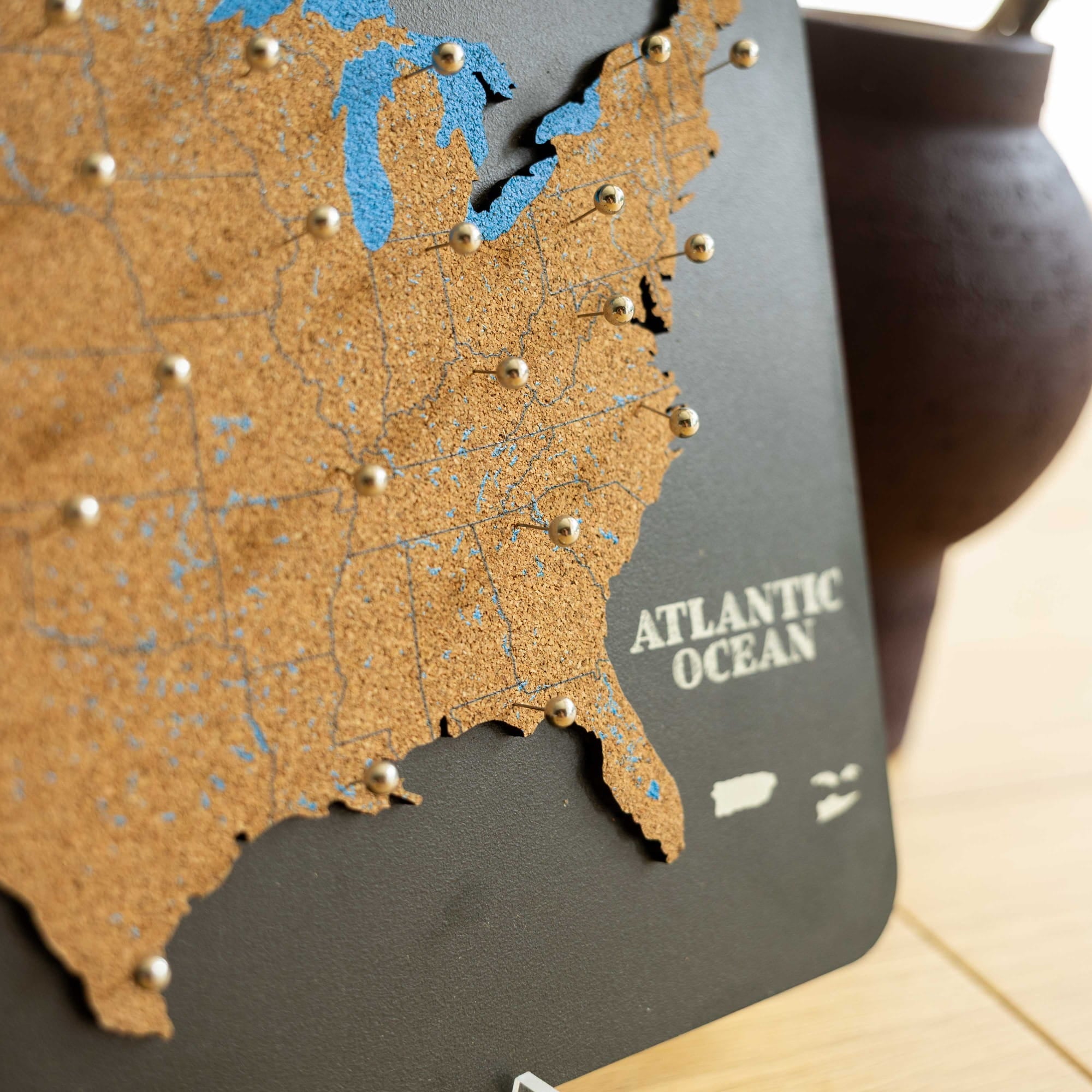 cork map east coast close up