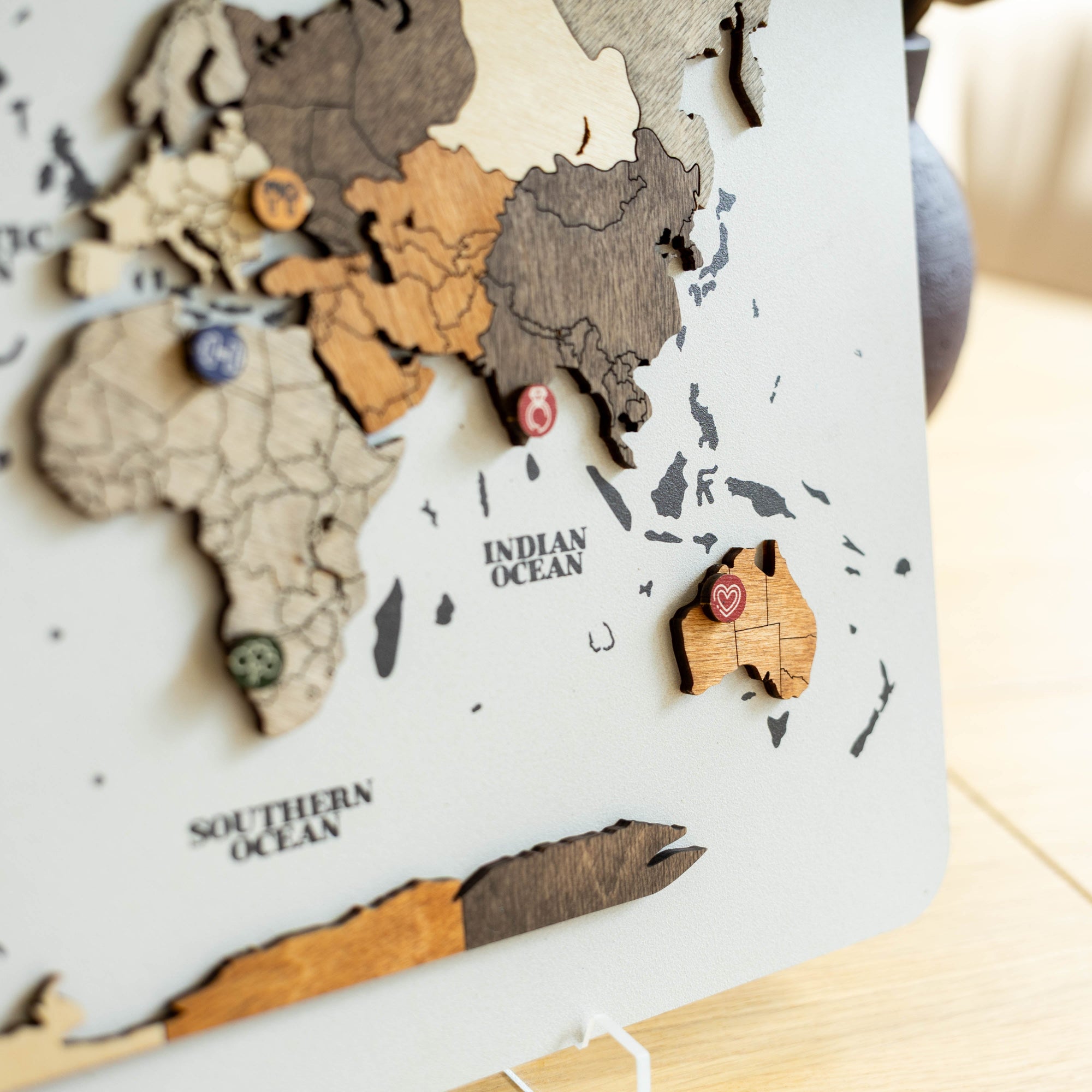 Mini World Map - Multicolor