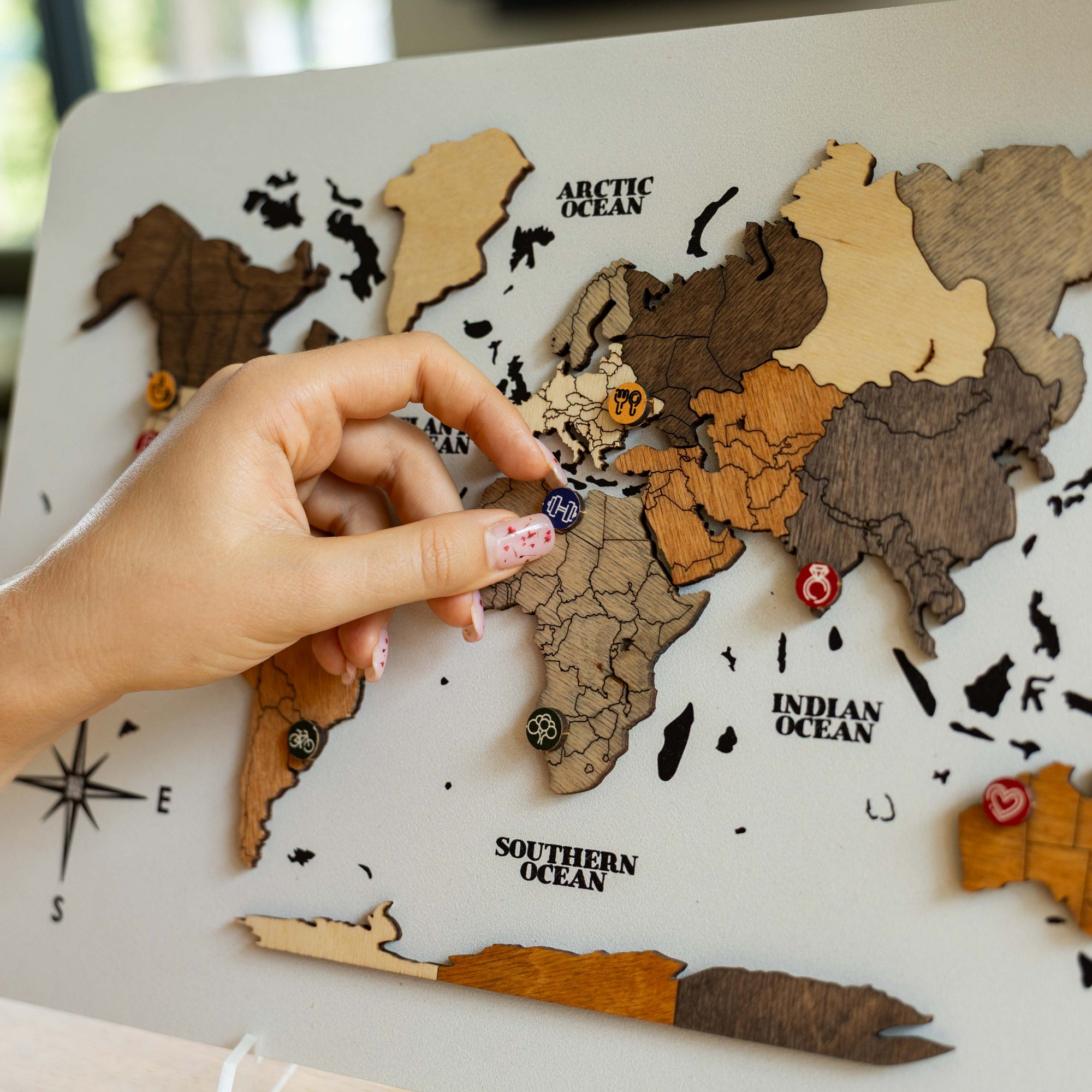 Personalized Map Decor