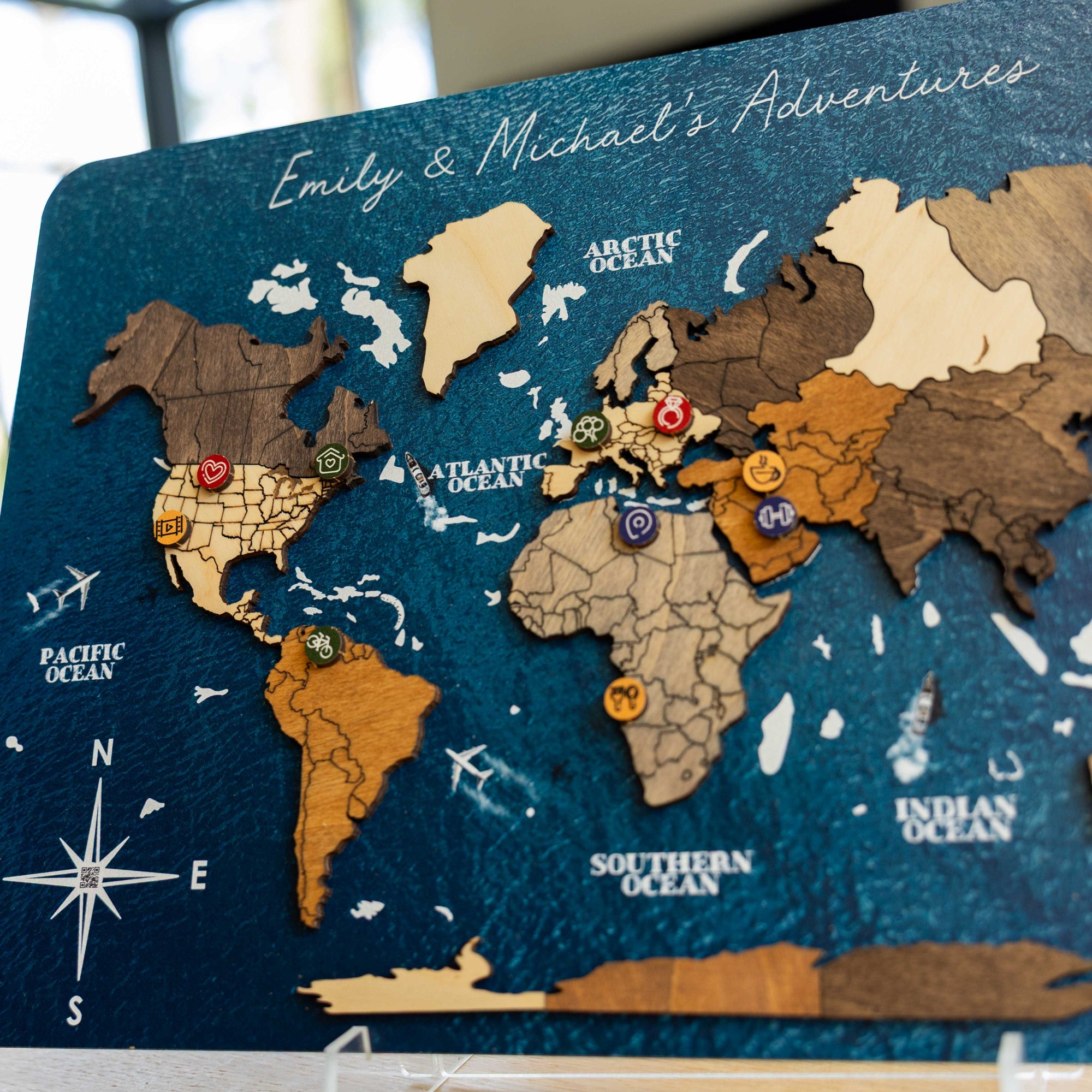 small world map
