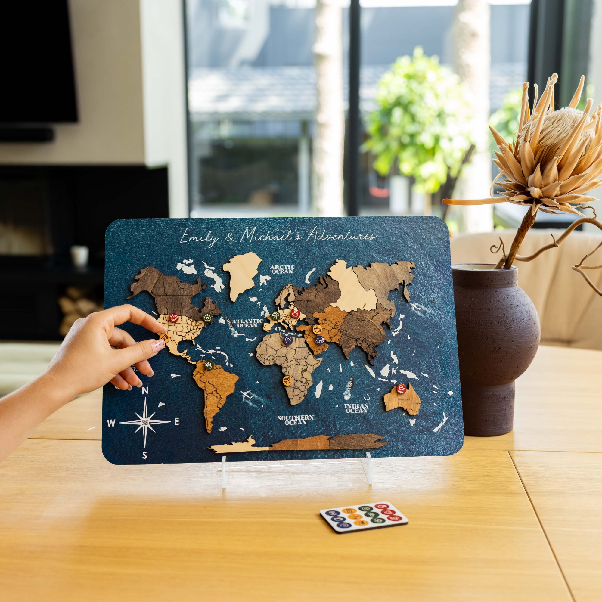 mini map of the world