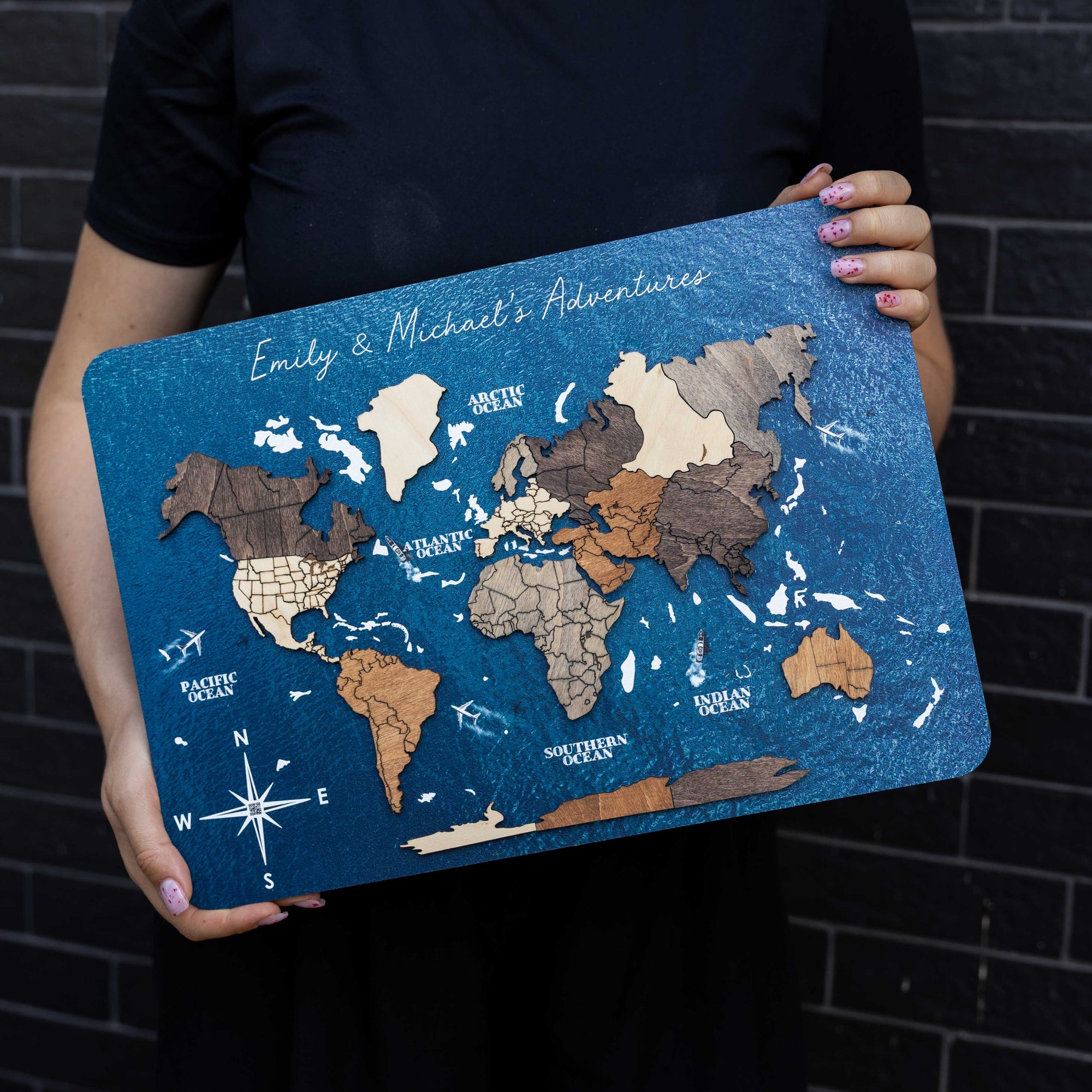 small world map