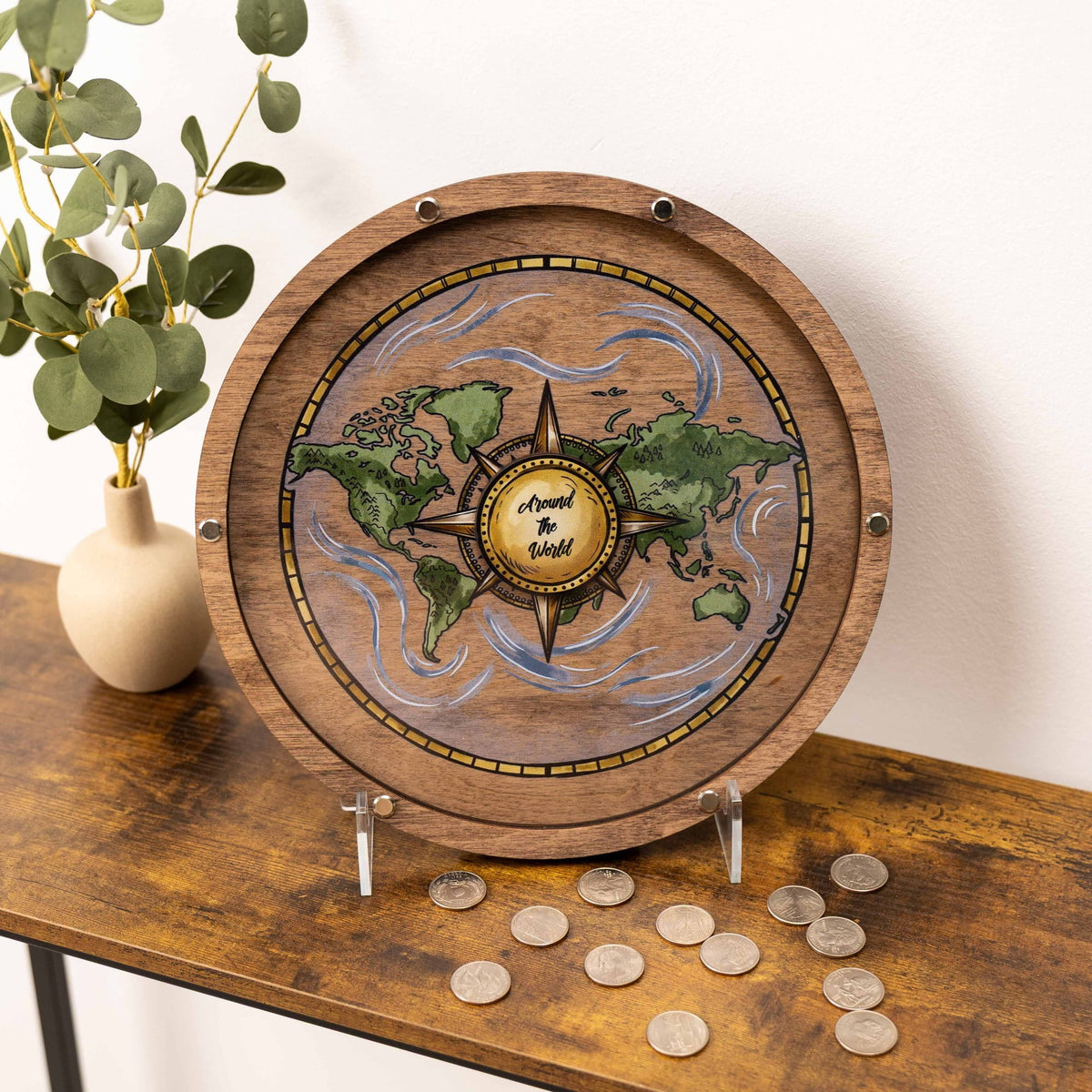 Coin Collection Display - Natural World