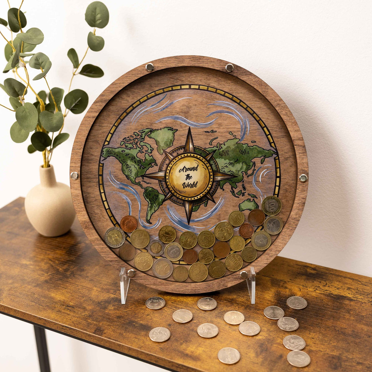 Coin Collection Display - Natural World