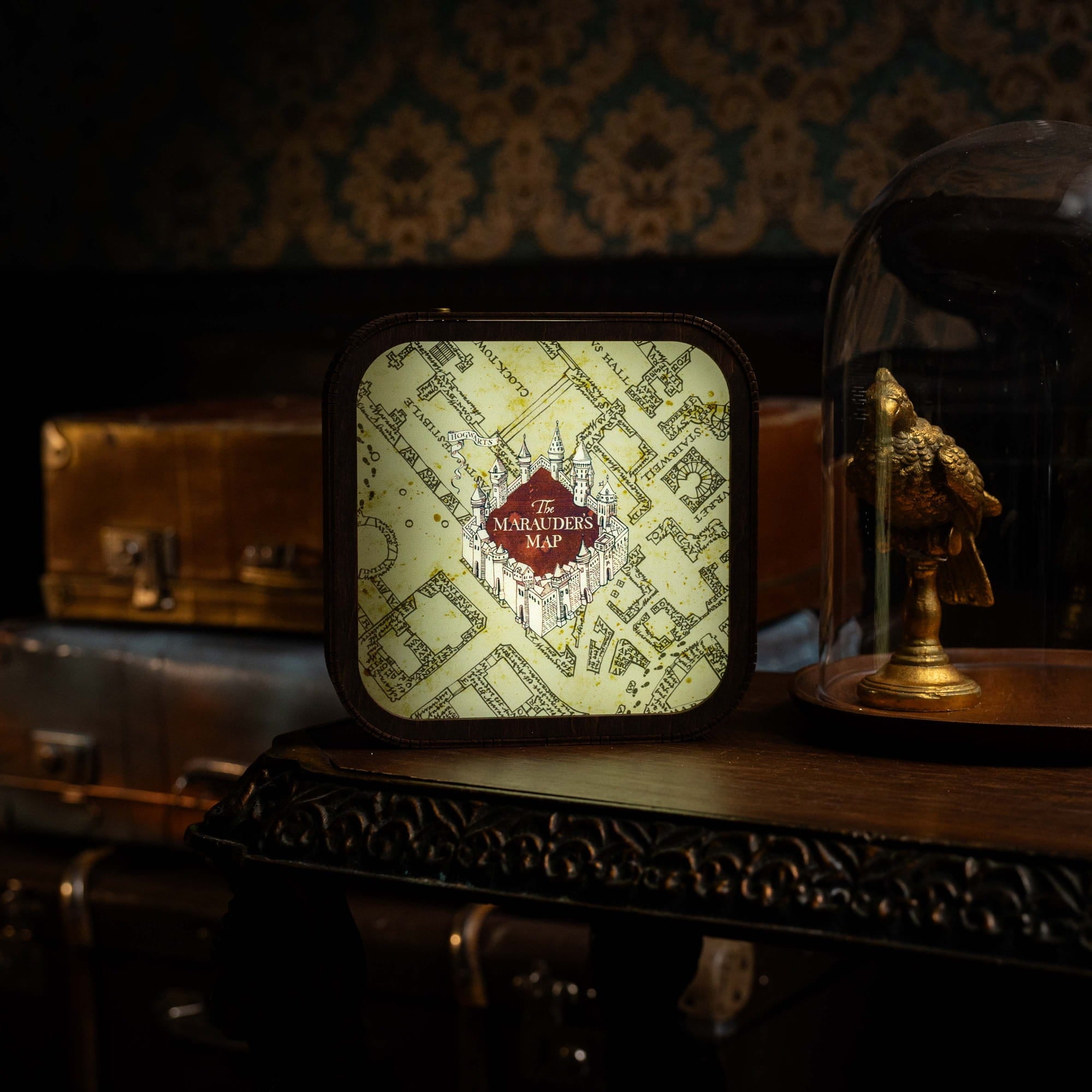 Wooden Acrylic Harry Potter Night Light - The Marauder’s Map by Enjoy The Wood 
