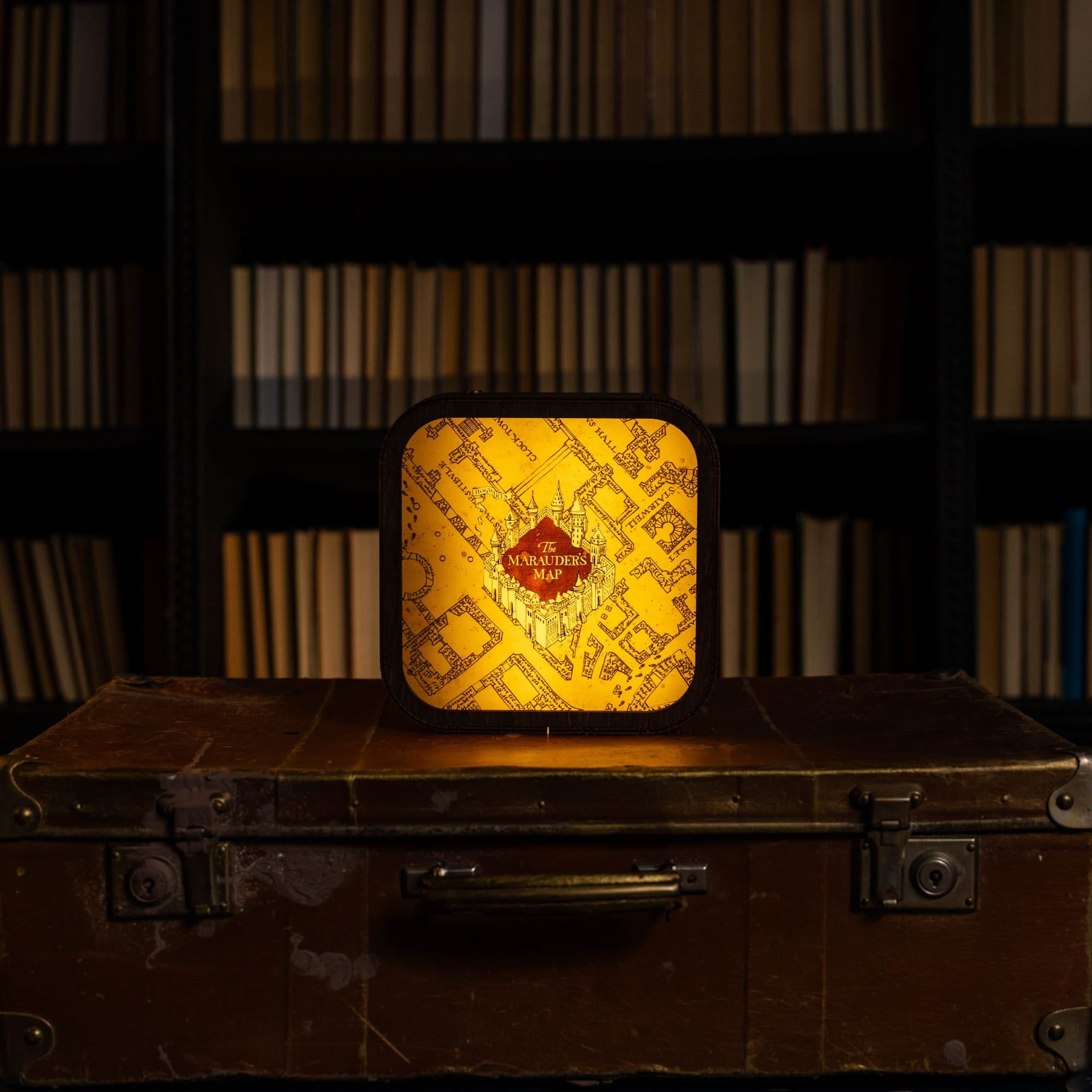 Wooden Acrylic Harry Potter Night Light - The Marauder’s Map by Enjoy The Wood 