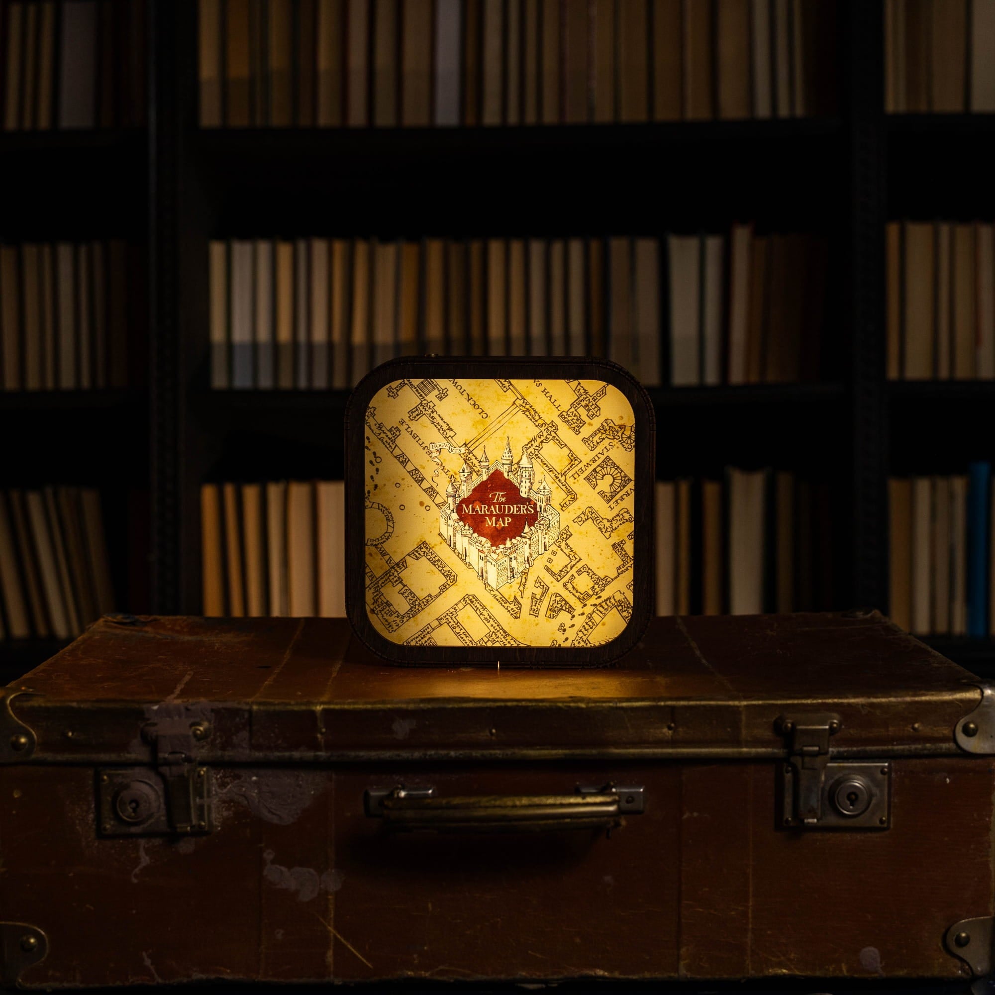 Wooden Acrylic Harry Potter Night Light - The Marauder’s Map by Enjoy The Wood 