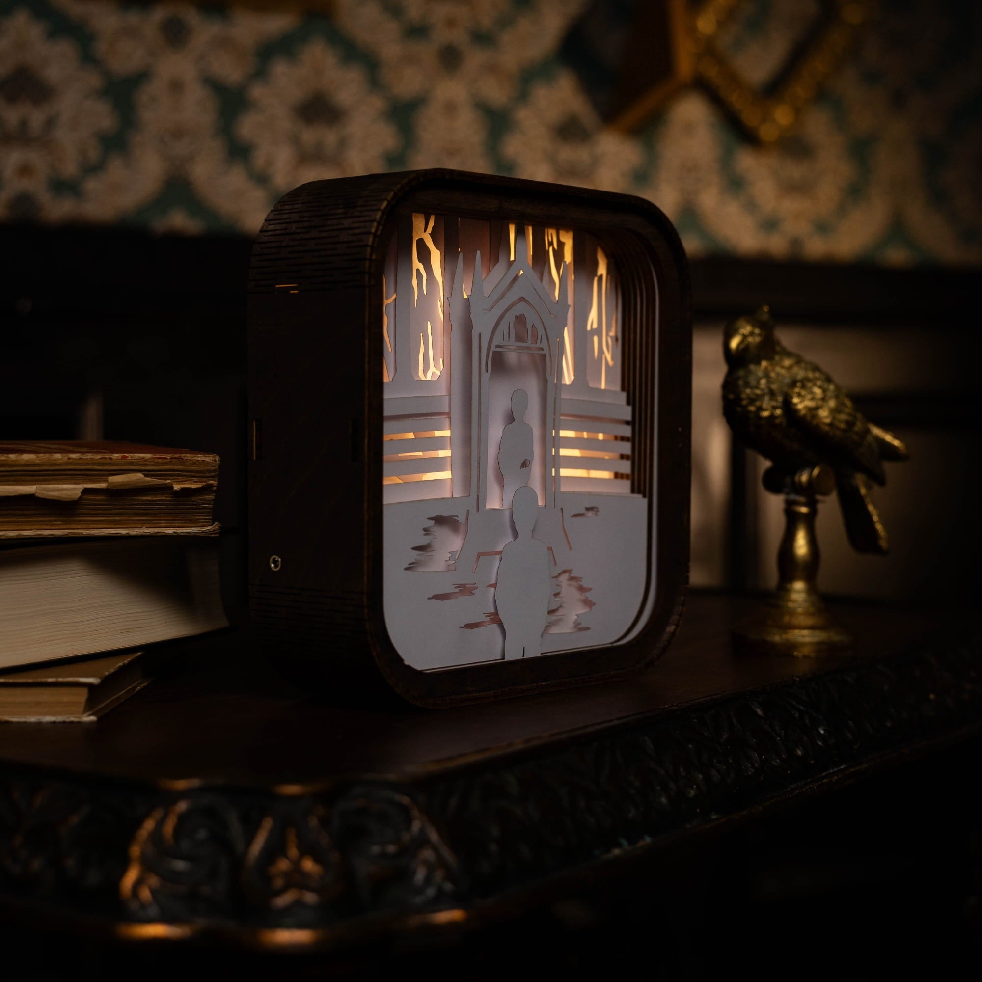 Wooden Harry Potter Night Light - The Mirror of Erised by Enjoy The Wood 
