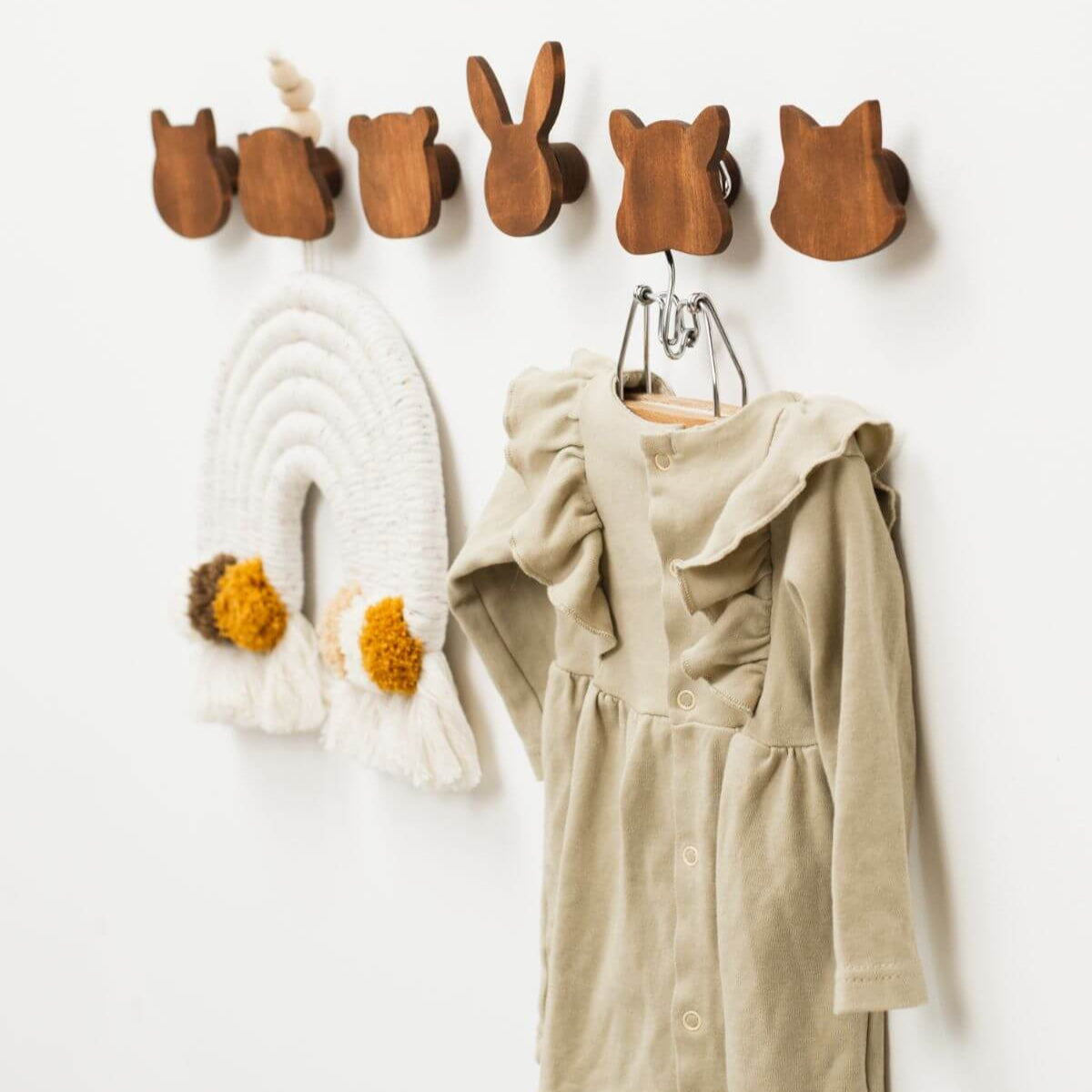 wooden wall hooks