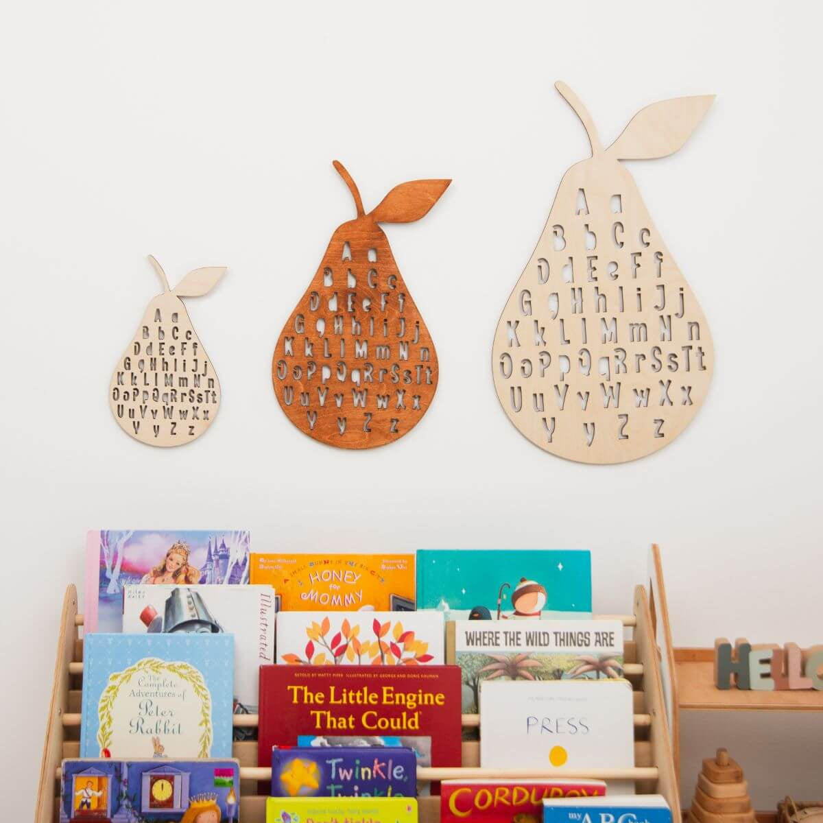 alphabet wall decor