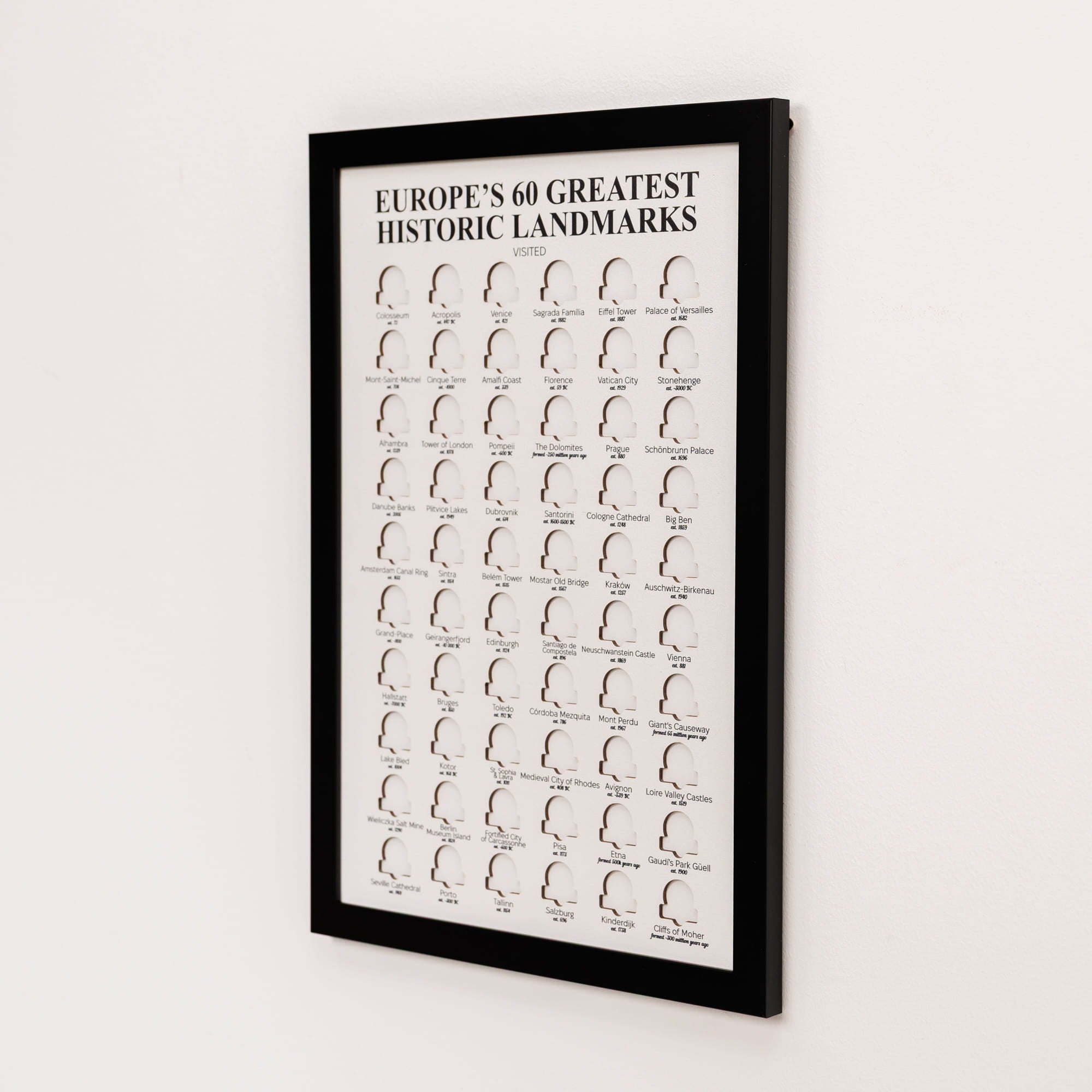 framed poster