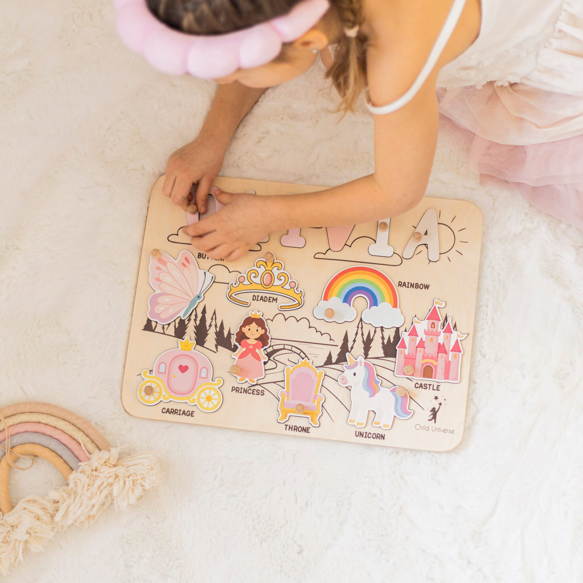 Princess Name Board by Enjoy The Wood 