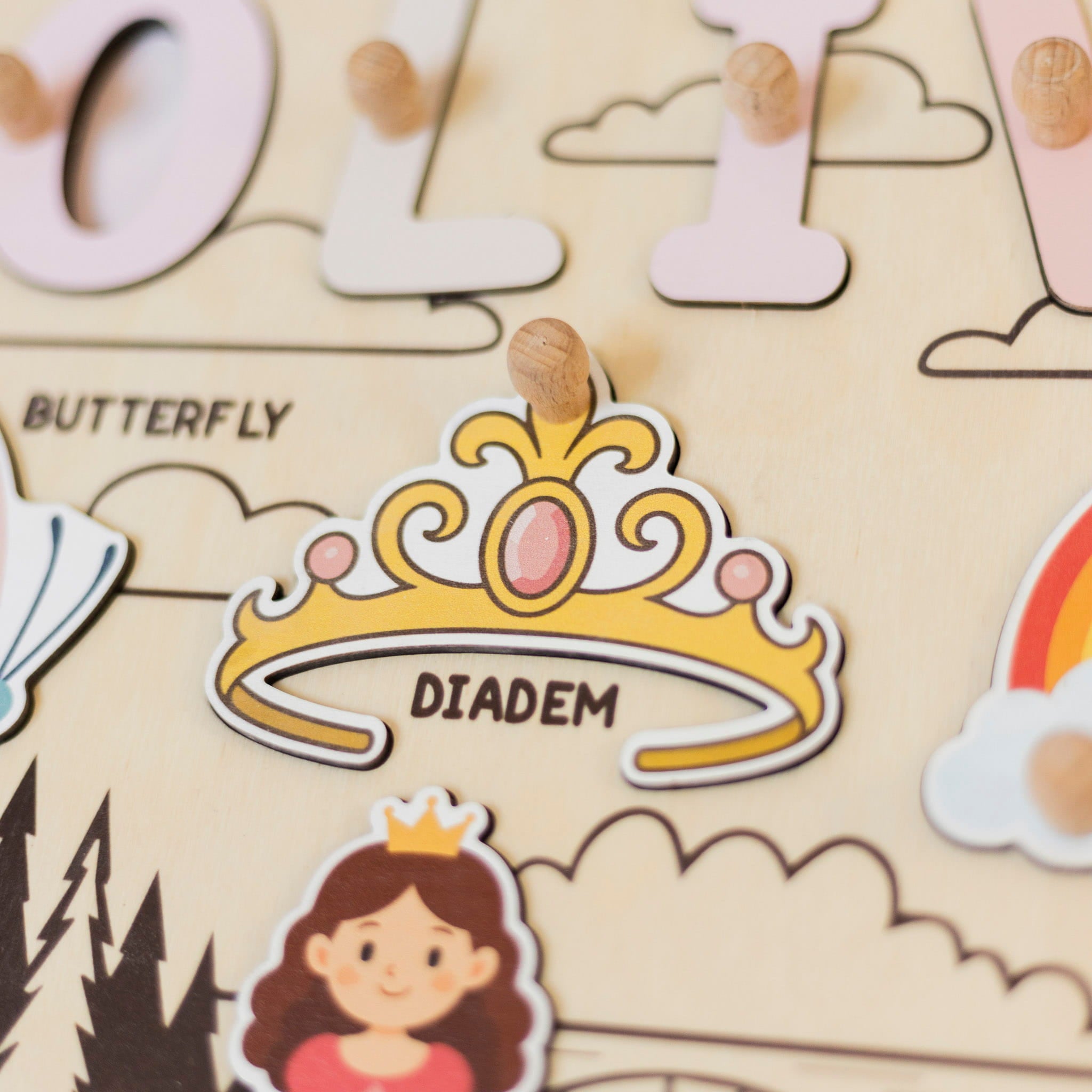 Princess Name Board by Enjoy The Wood 