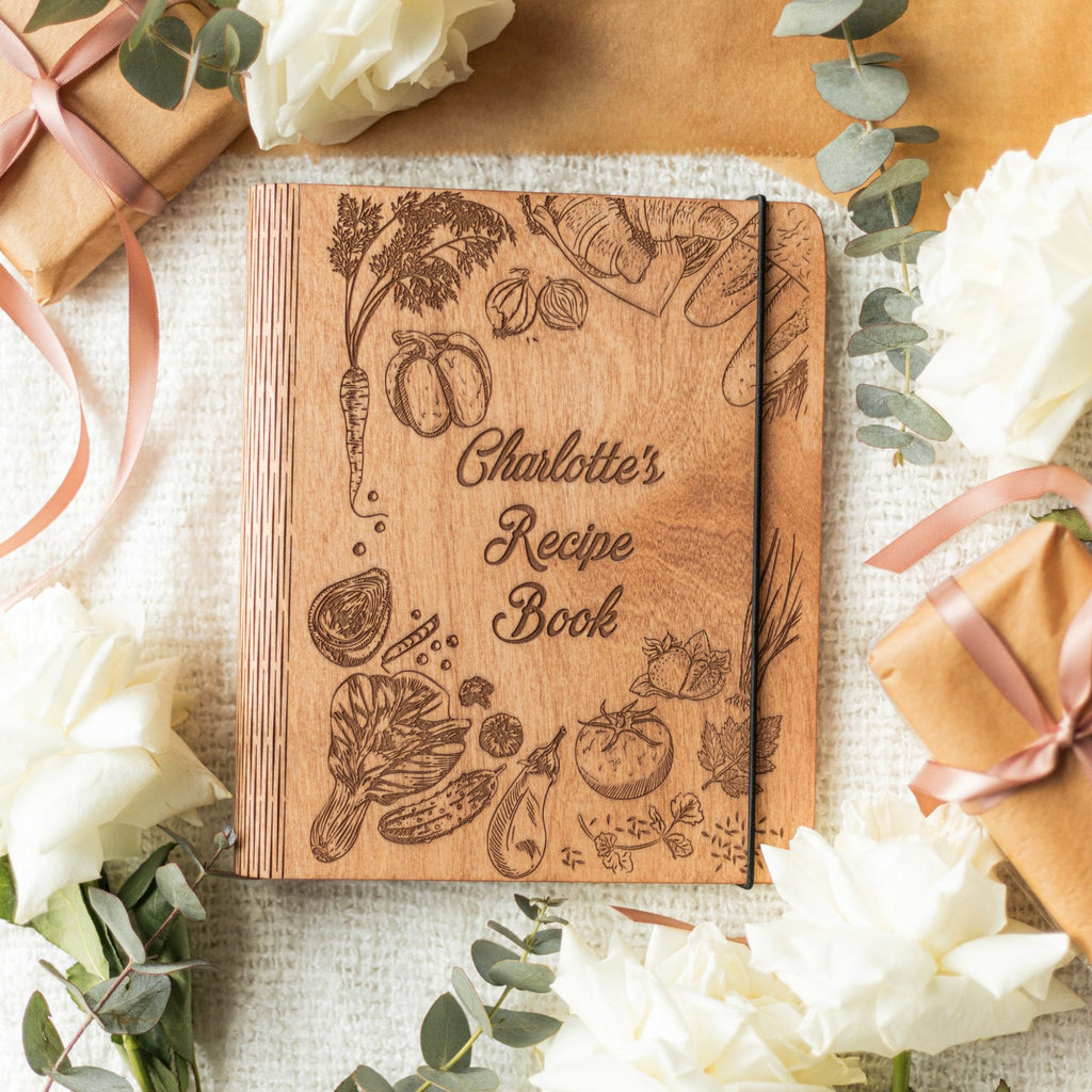 Wooden Recipe Book – Peppers Theme