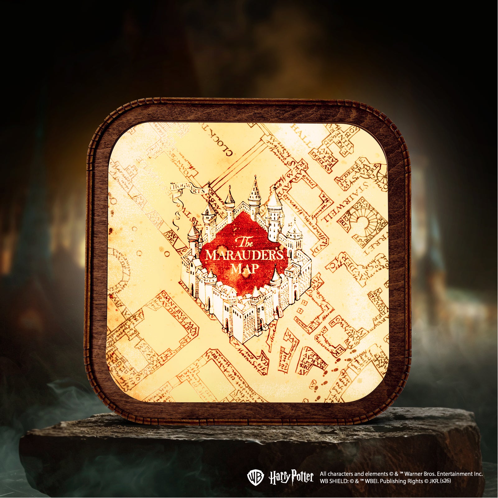 Wooden Acrylic Harry Potter Night Light - The Marauder’s Map by Enjoy The Wood 