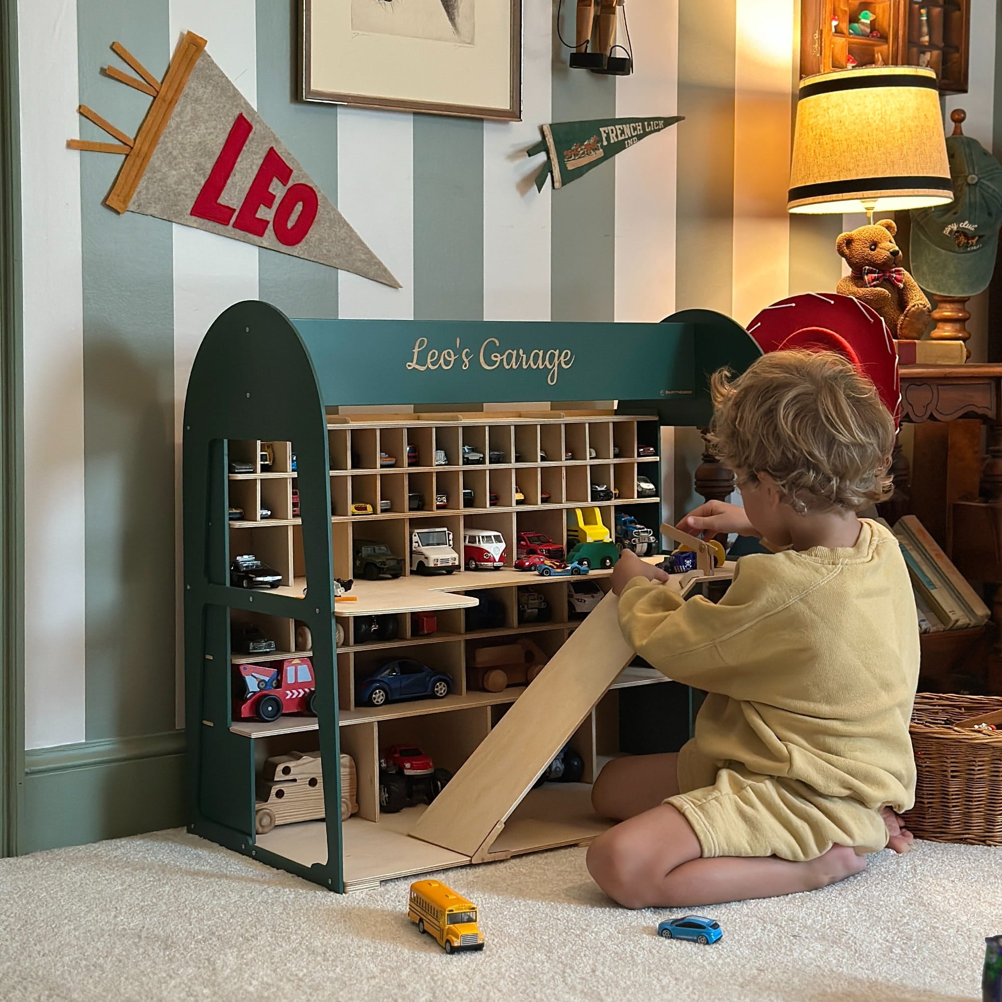 Toy Car Garage Storage by Enjoy The Wood 