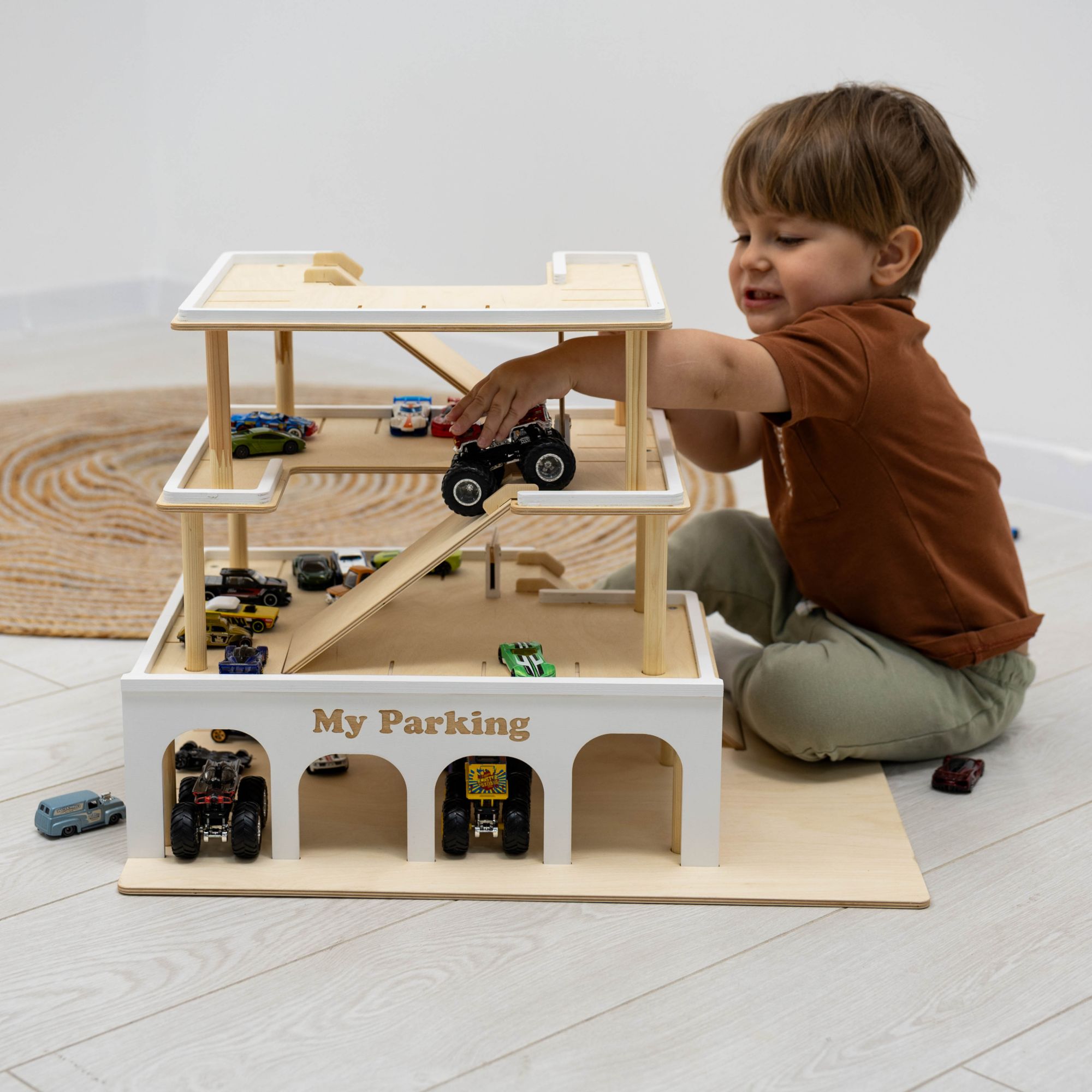 toy parking garage