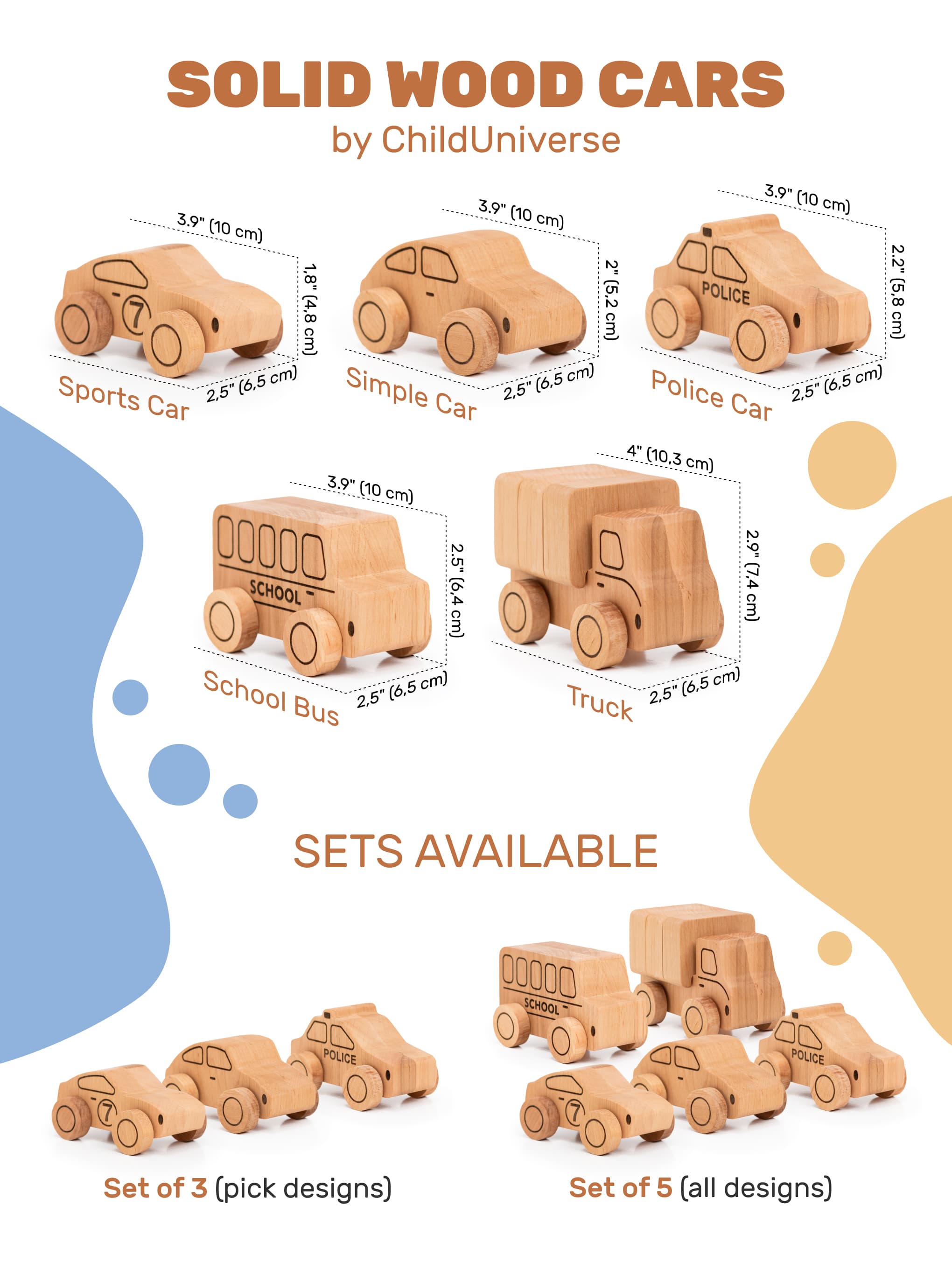 wooden toy car