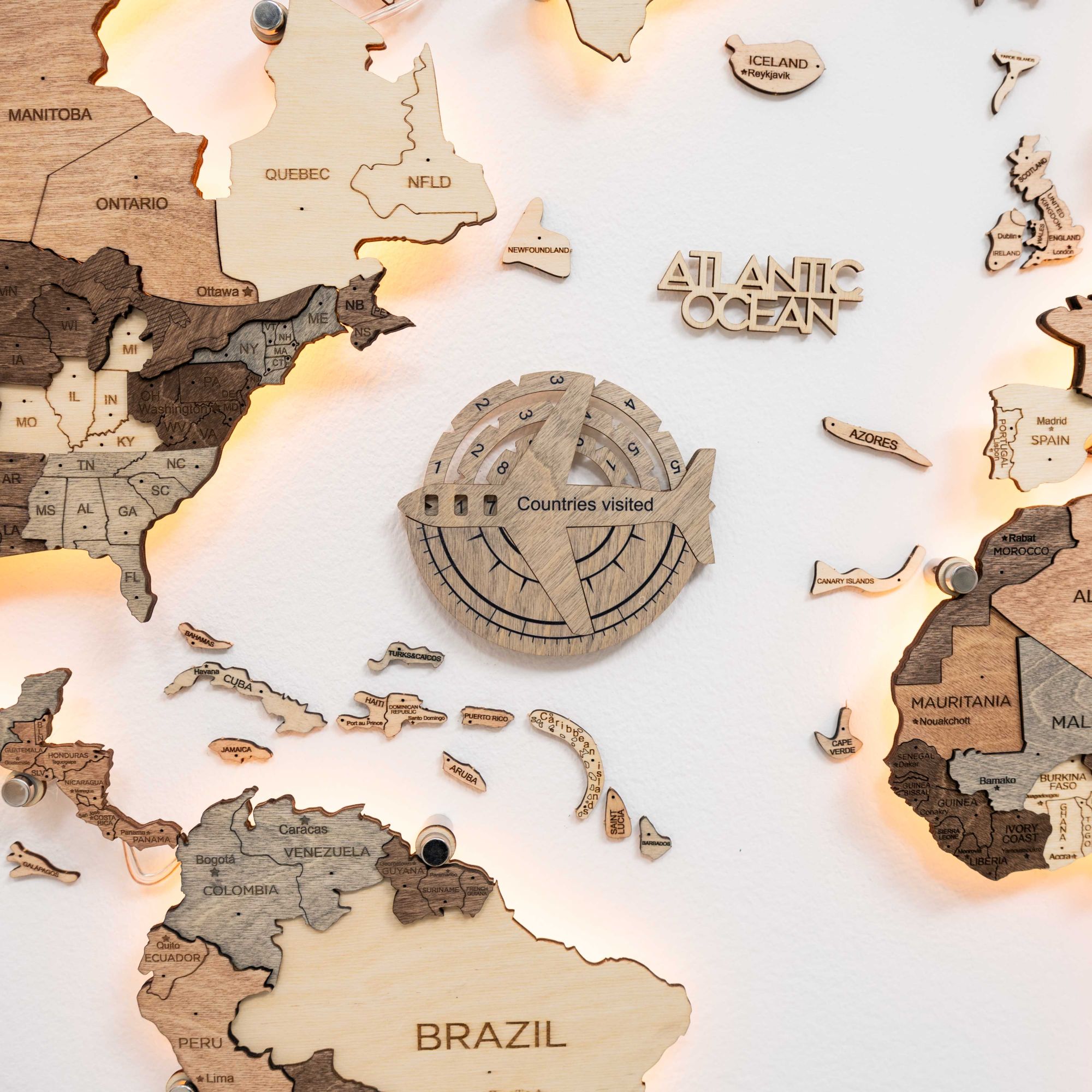 earth tone 3d map