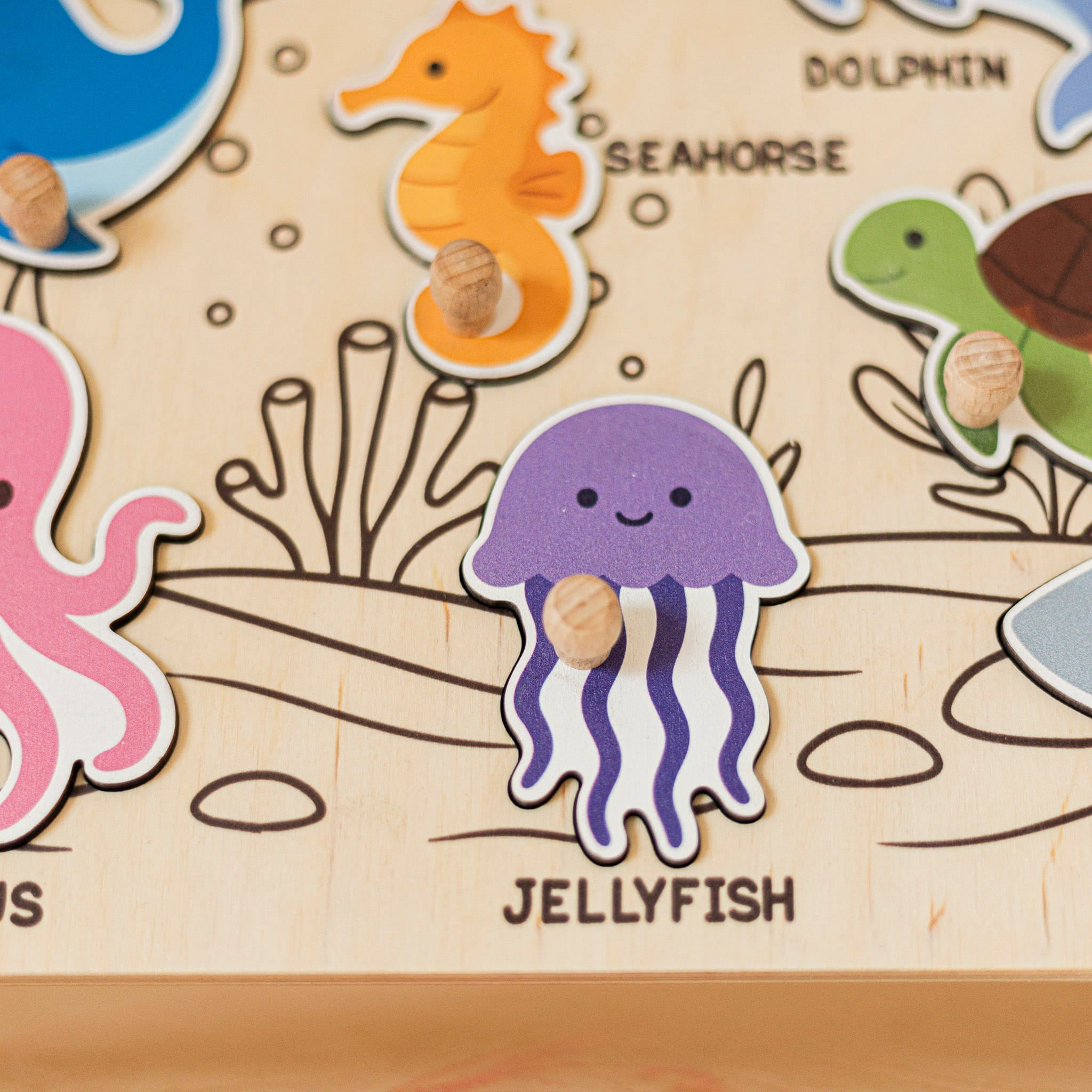 Underwater World Name Board by Enjoy The Wood 