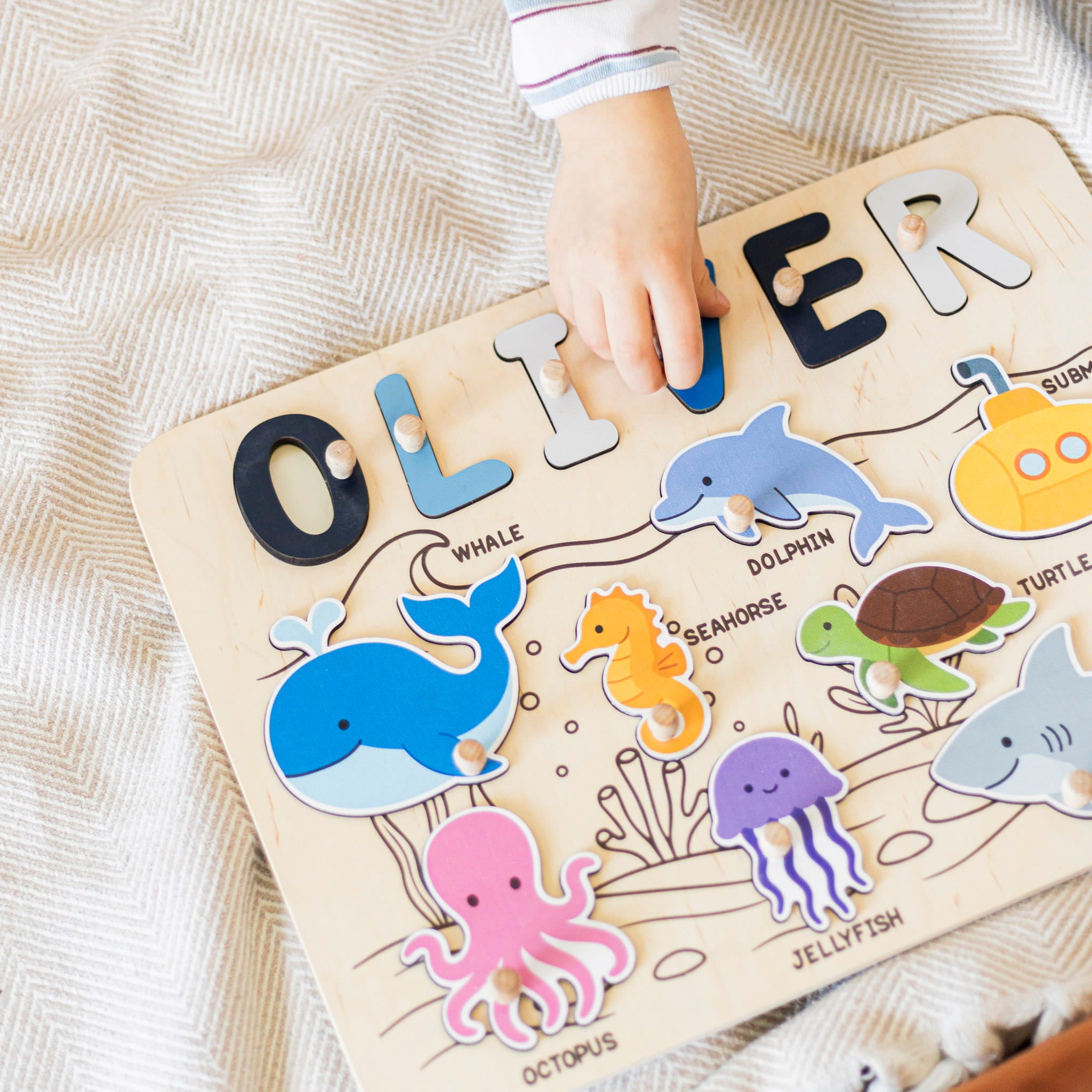 Underwater World Name Board by Enjoy The Wood 