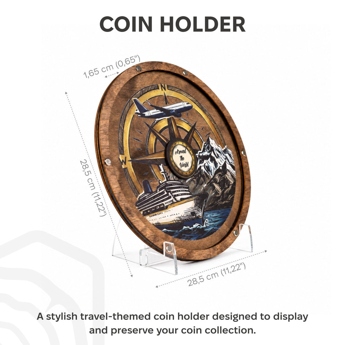 Coin Collection Display - The Wanderer