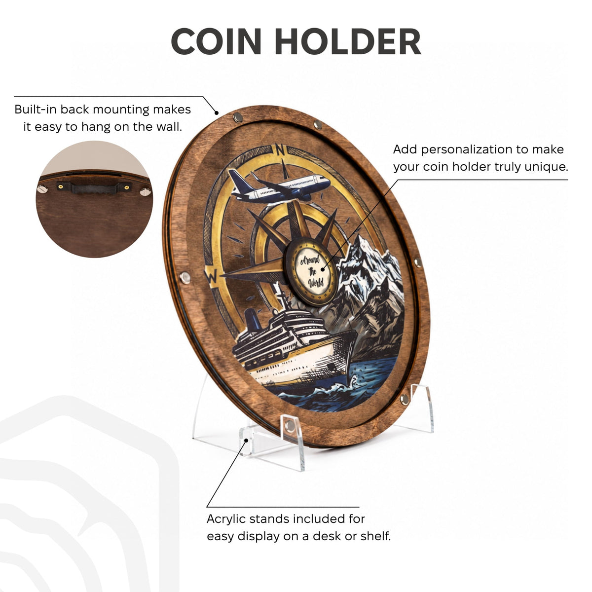 Coin Collection Display - The Wanderer