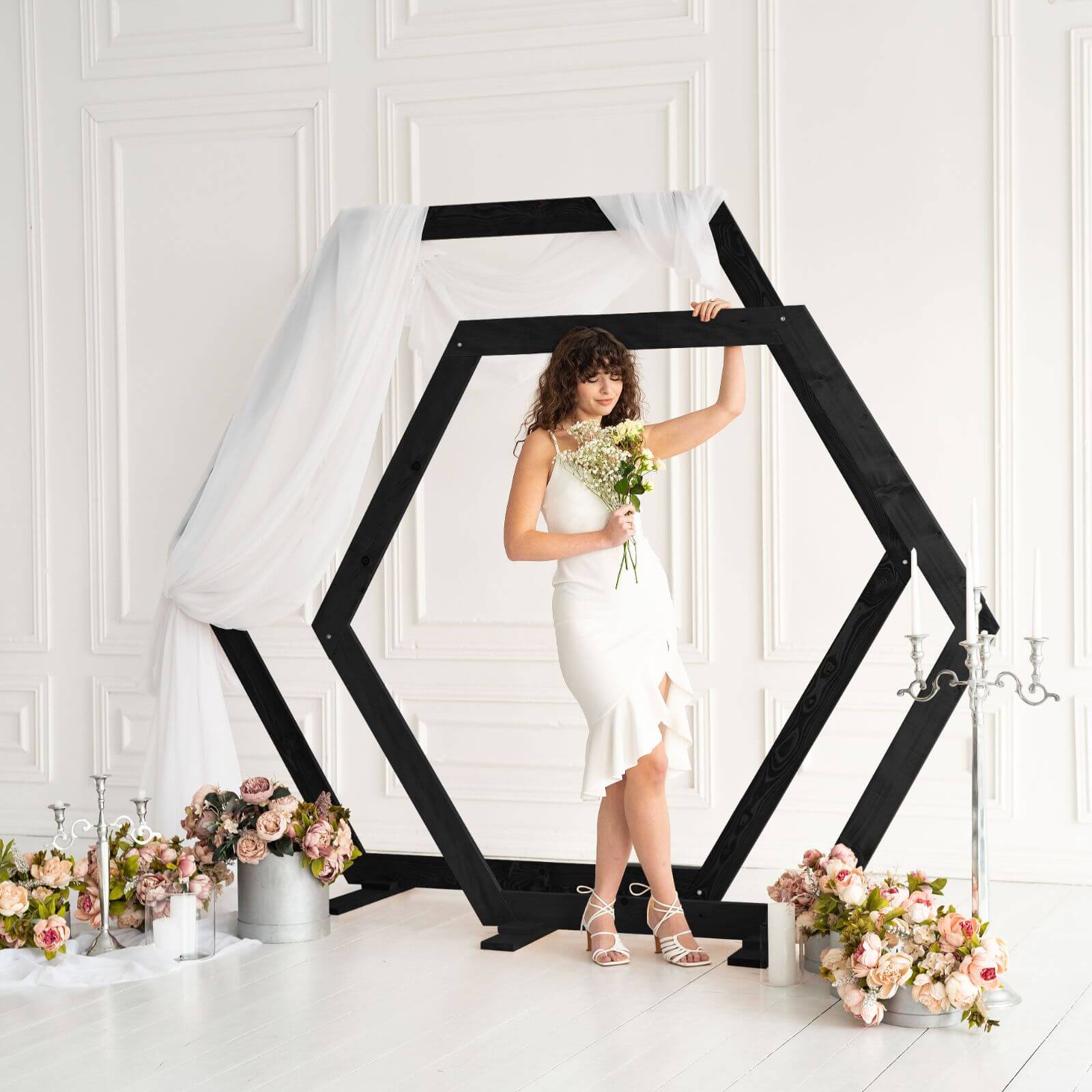 Wedding Arch Hexagon