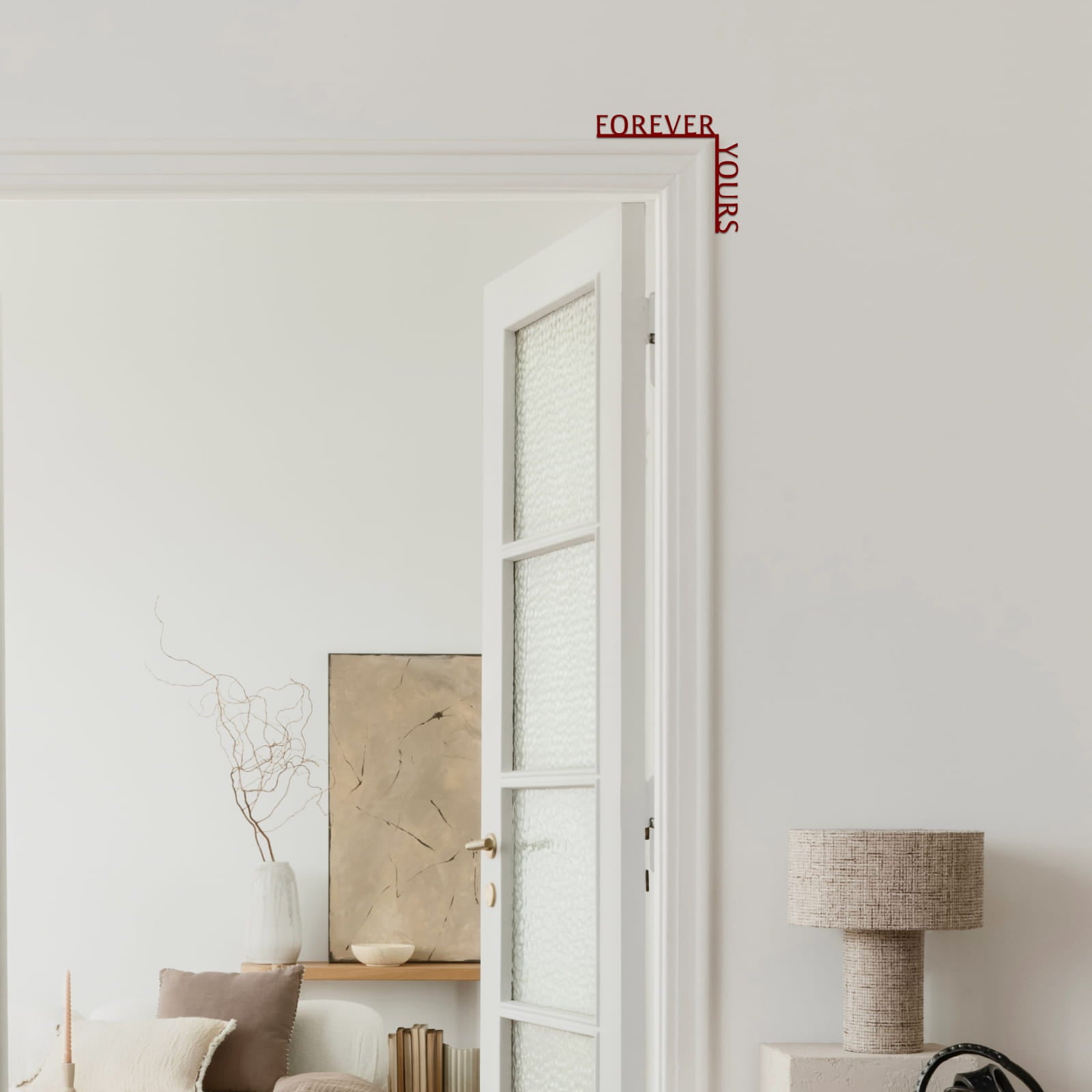 Wooden Corner Quote – Forever Yours by Enjoy The Wood 