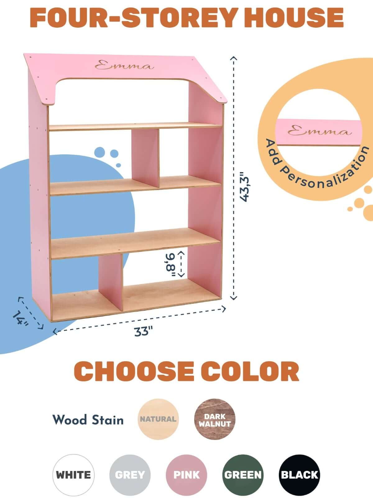 doll house bookcase