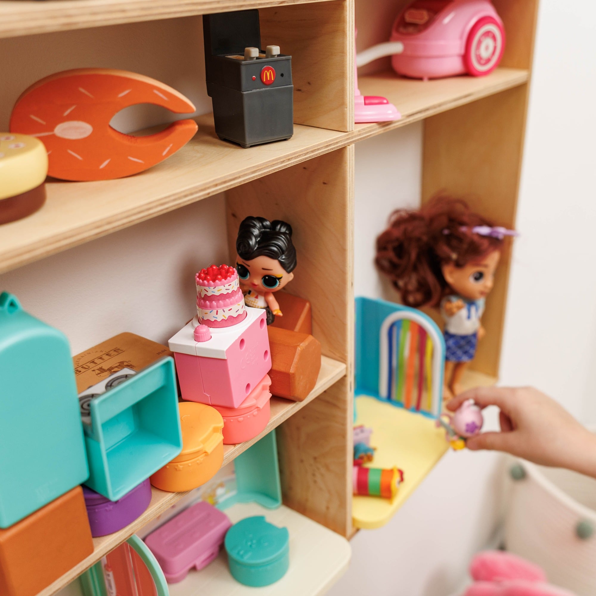 Wooden Toy Organizer - House