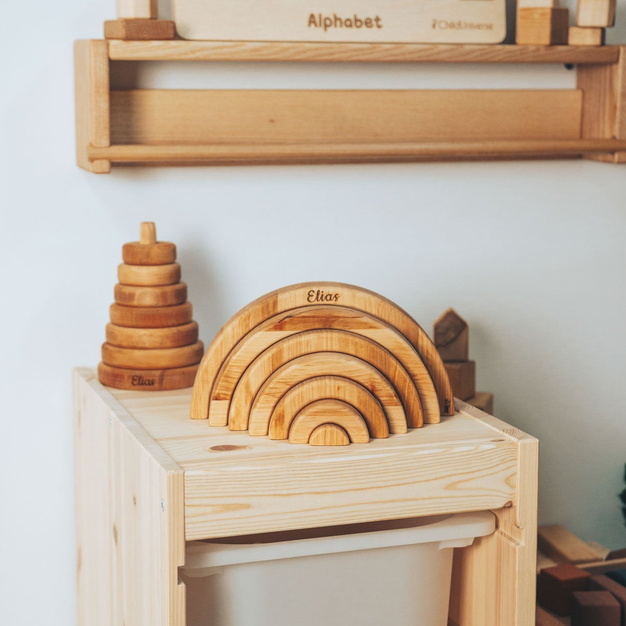 wood stacker for kids 
