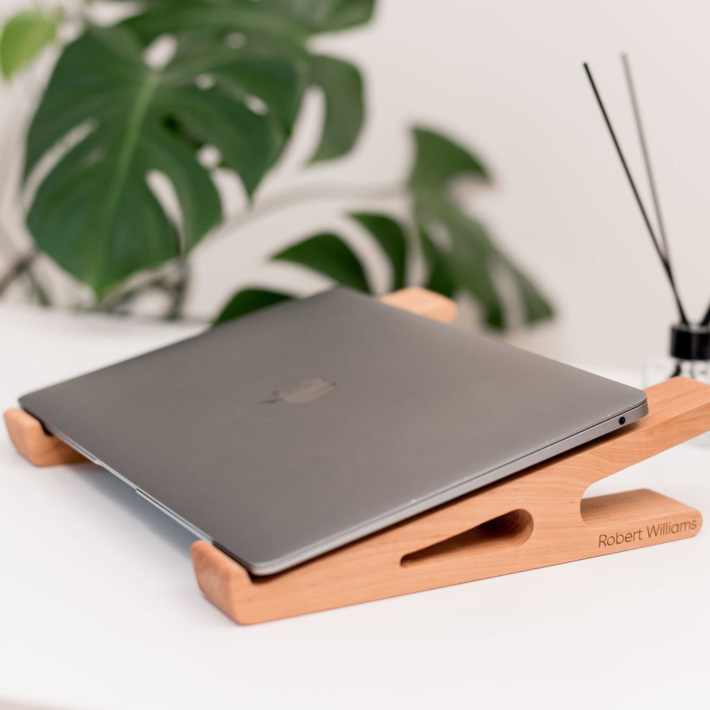 Wooden Laptop Stand – Solid