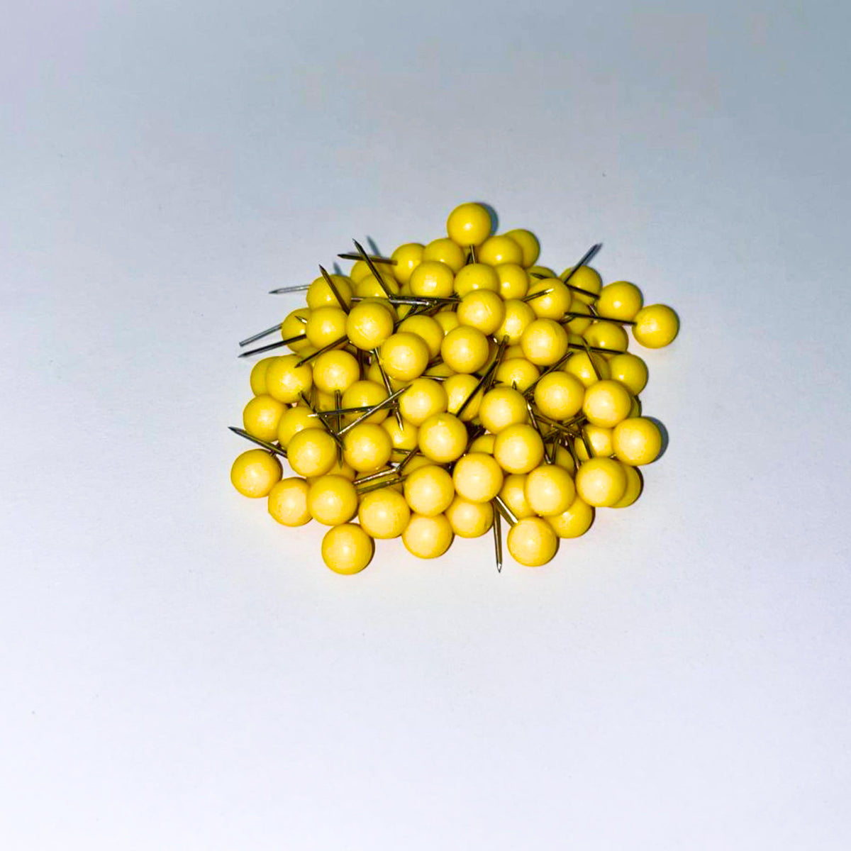 Yellow Color Pin Yellow Push Pins to mark travels