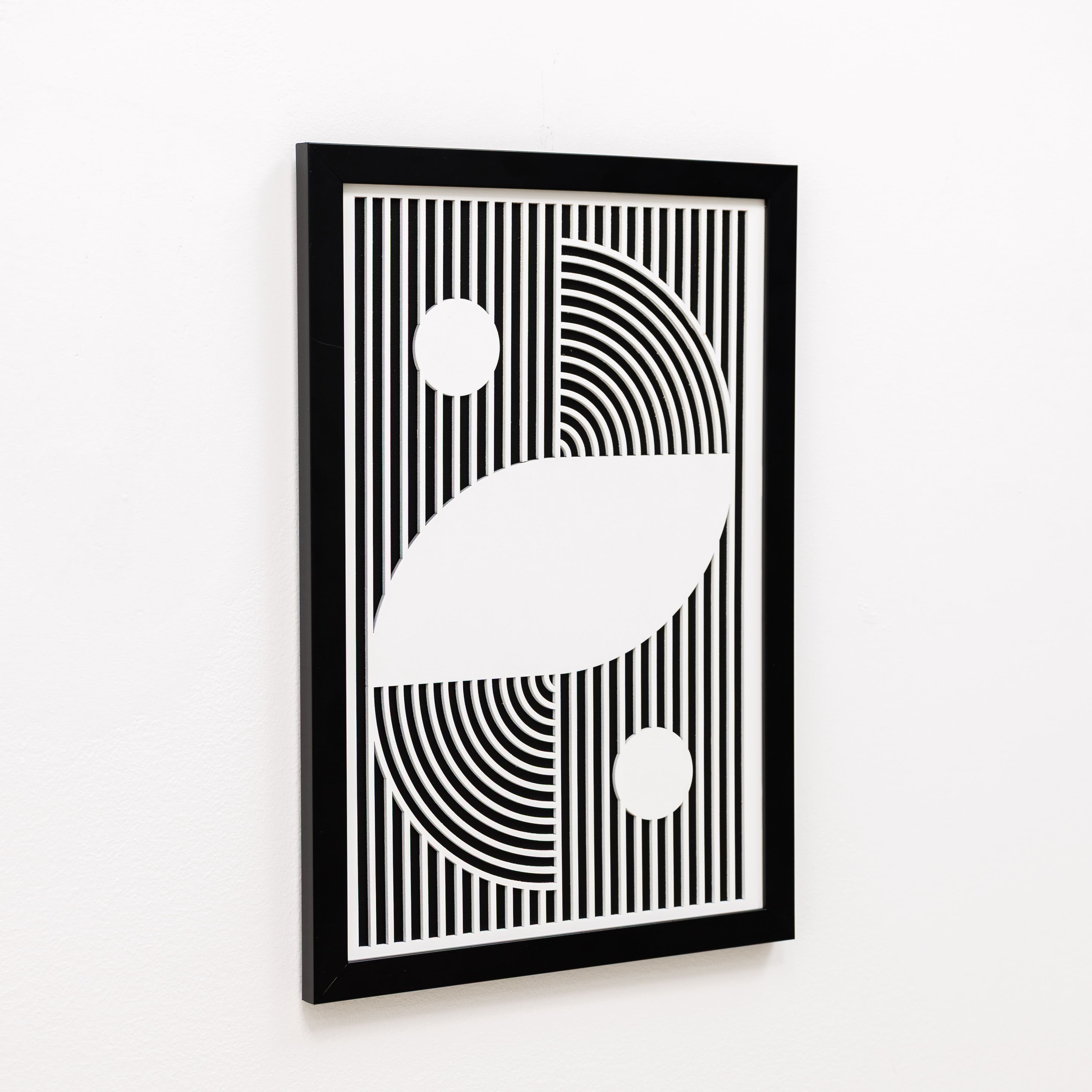 2D Framed Wall Art - Bauhaus 2 | Enjoy The Wood